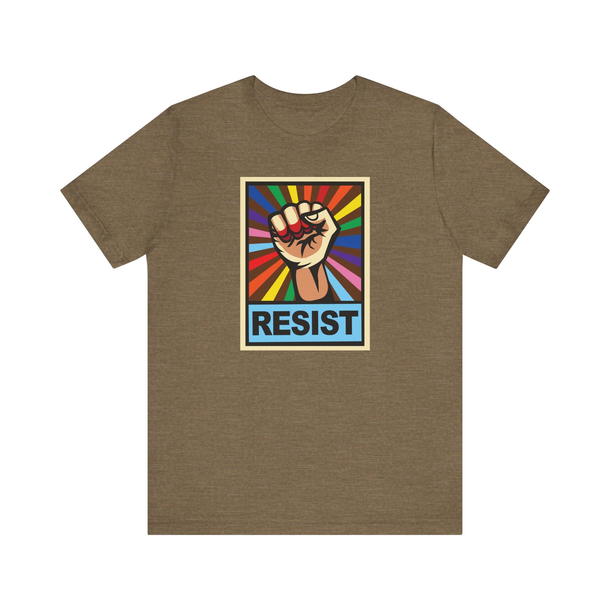 Unisex Pride Tee LGBTQ+ RESIST - Pride Statement