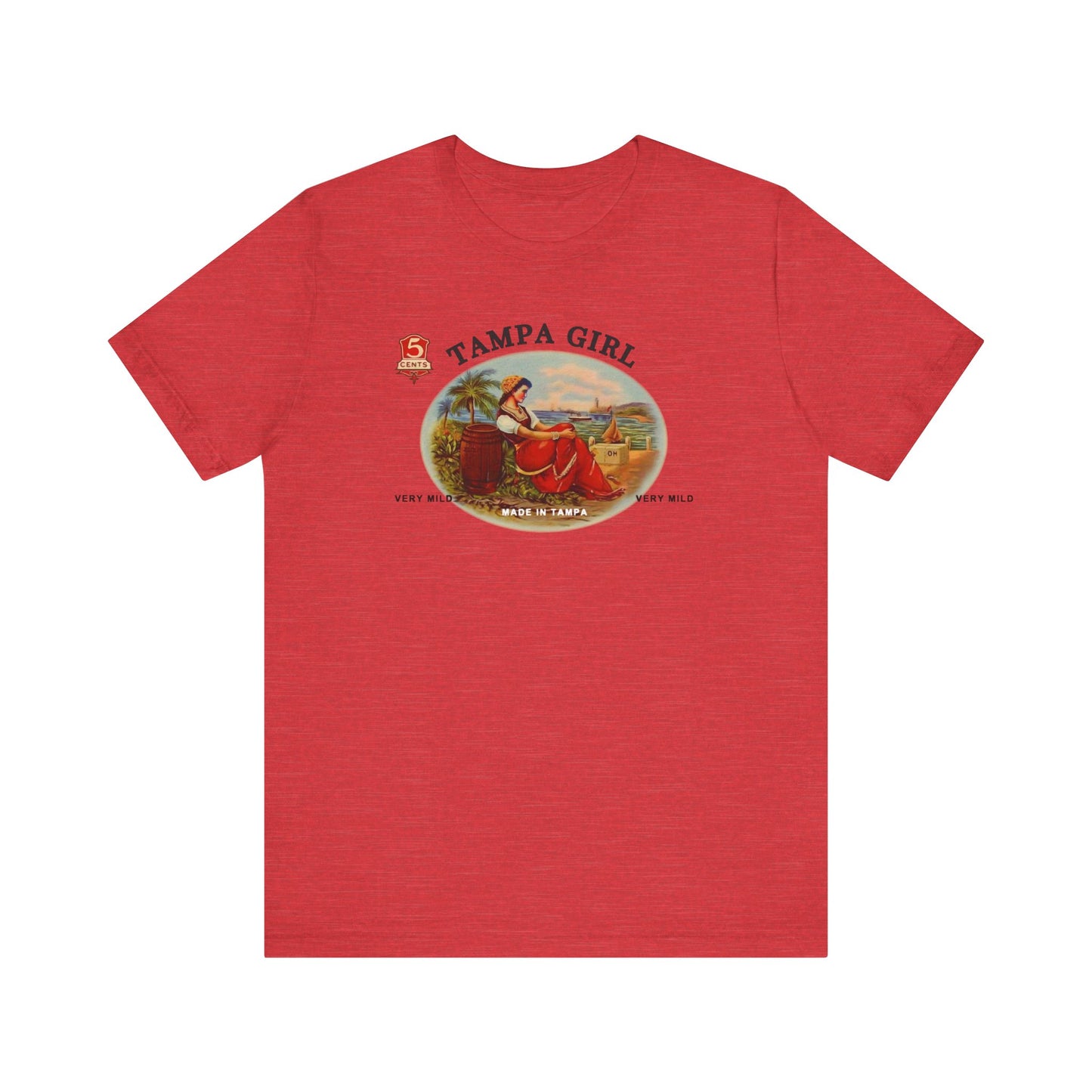 Tampa Girl Cigar Box Art Tee