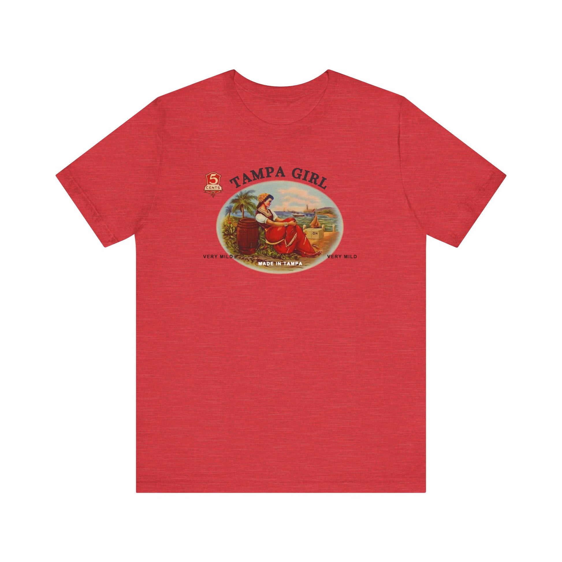 Tampa Girl Cigar Box Art t-shirt mens womens ladies | Speak Out Shirts