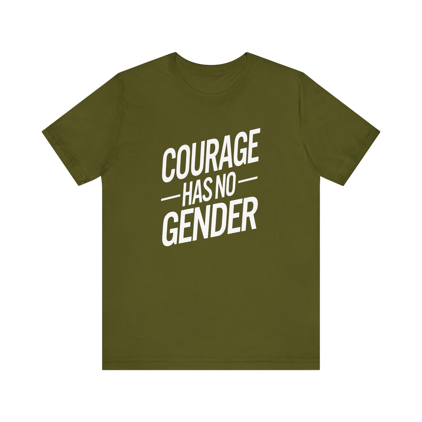 Courage Has No Gender Unisex Trans Tee - Pride Statement Shirt