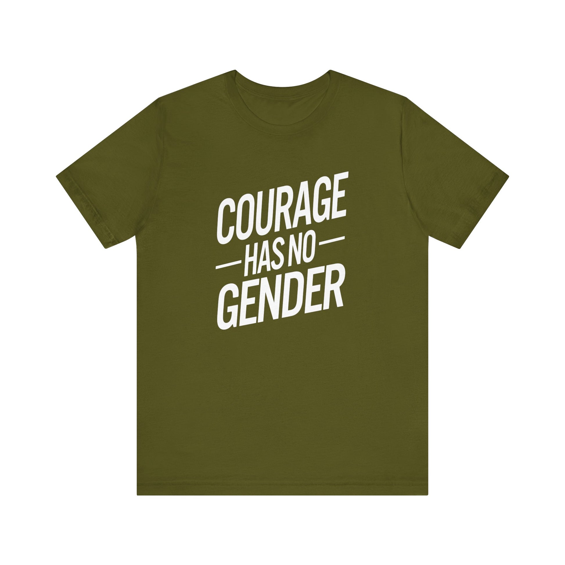 Courage Has No Gender Unisex Trans Tee - Pride Statement Shirt
