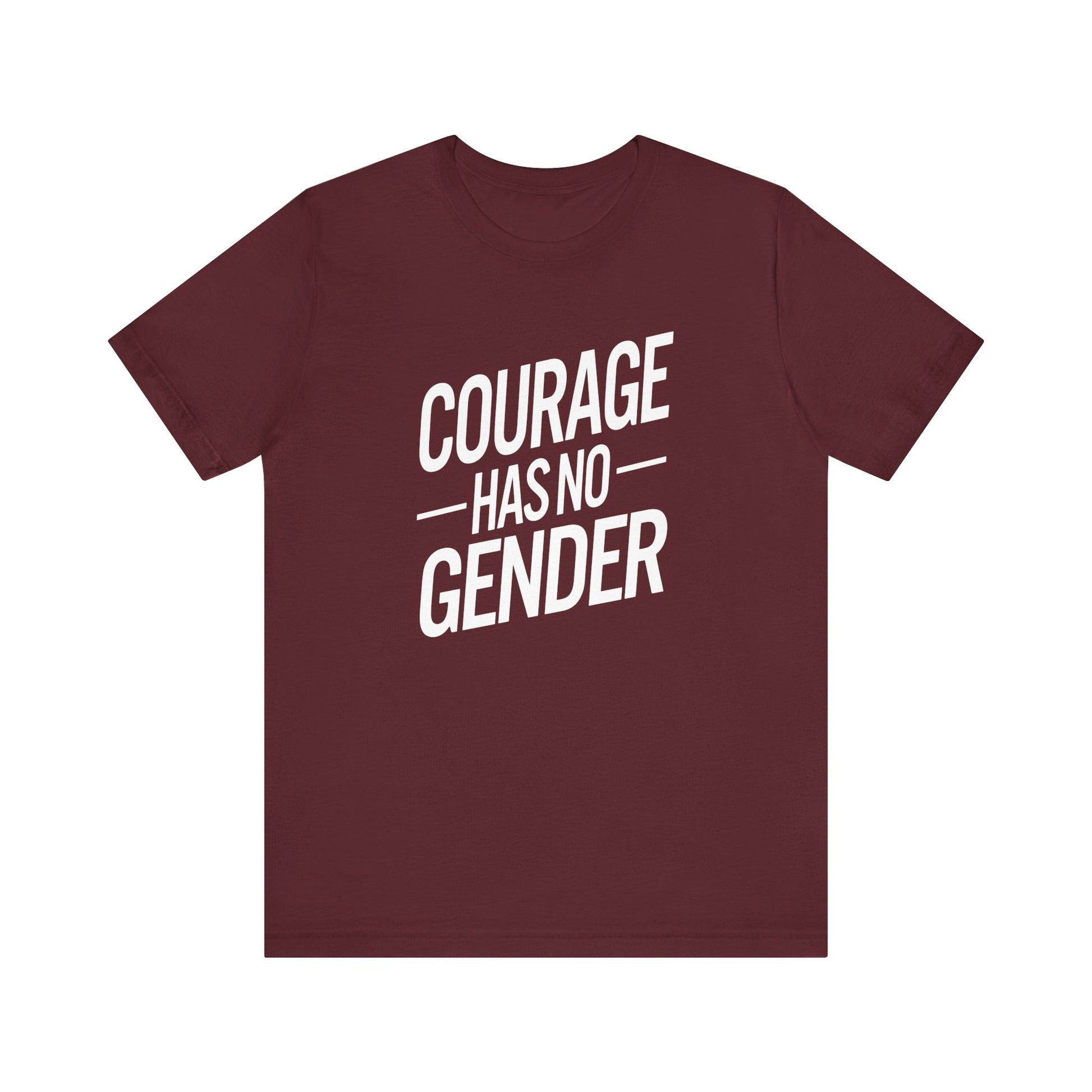 Courage Has No Gender Unisex Trans Tee - Pride Statement Shirt