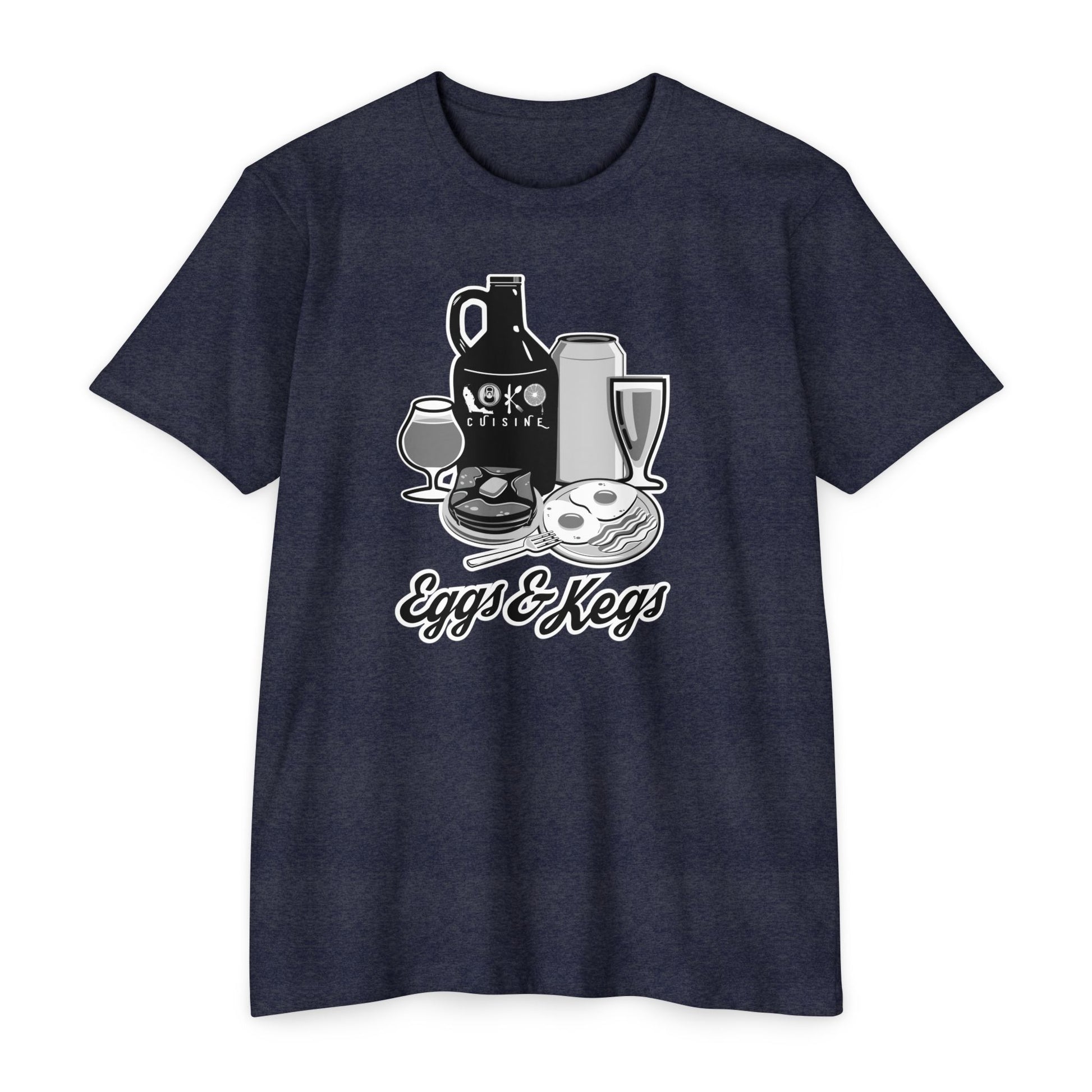 Eggs & Kegs Tee by LOKO Cuisine - Brunch Favorite