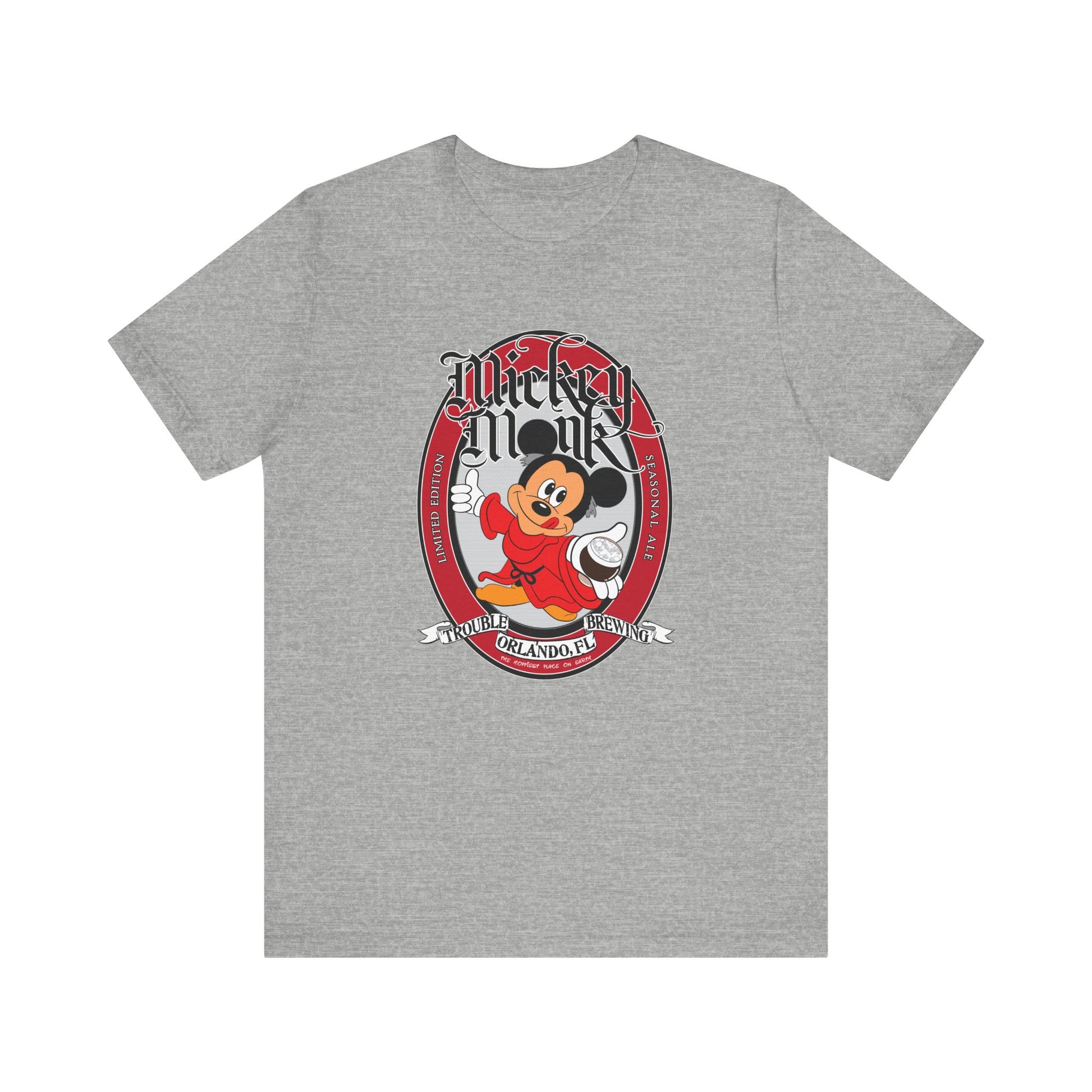 Mickey Monk Beer Label Unisex Shirt - Disney Fan Tee
