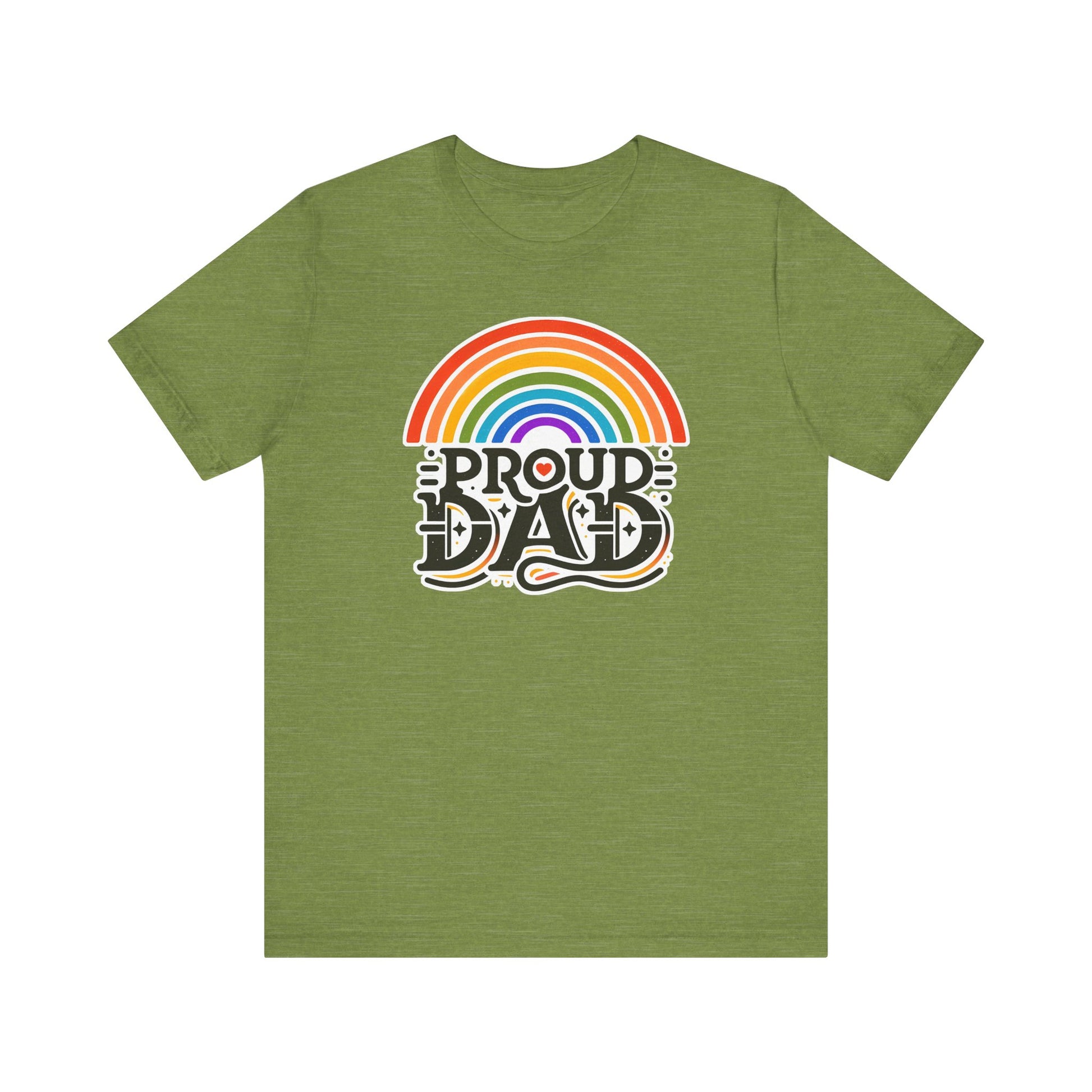 Proud Dad Unisex Tee - LGBTQ+ Ally Pride