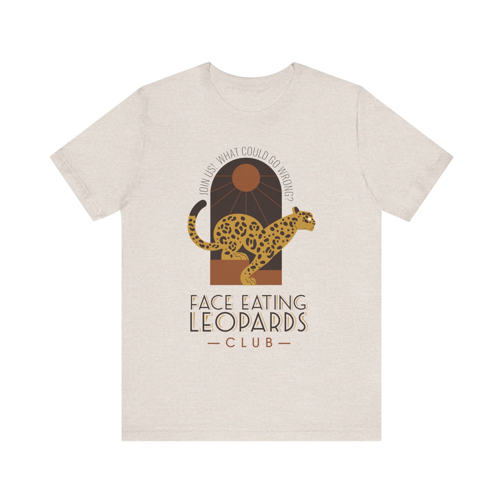 Face Eating Leopard Party t-shirt protest mens womens | Speak Out Shirts