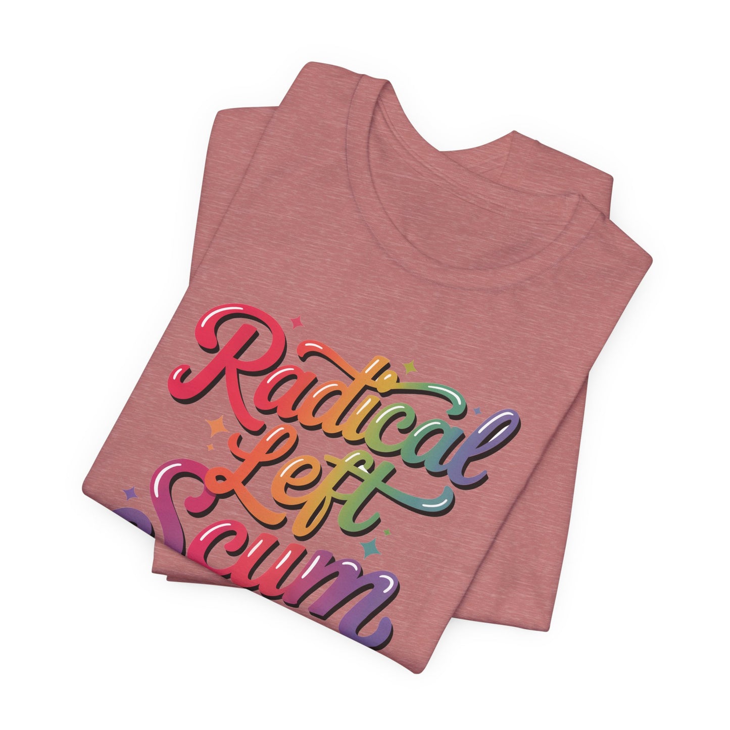 Radical Left Scum Protest Icons Short Sleeve t-shirt protest mens womens | Speak Out Shirts