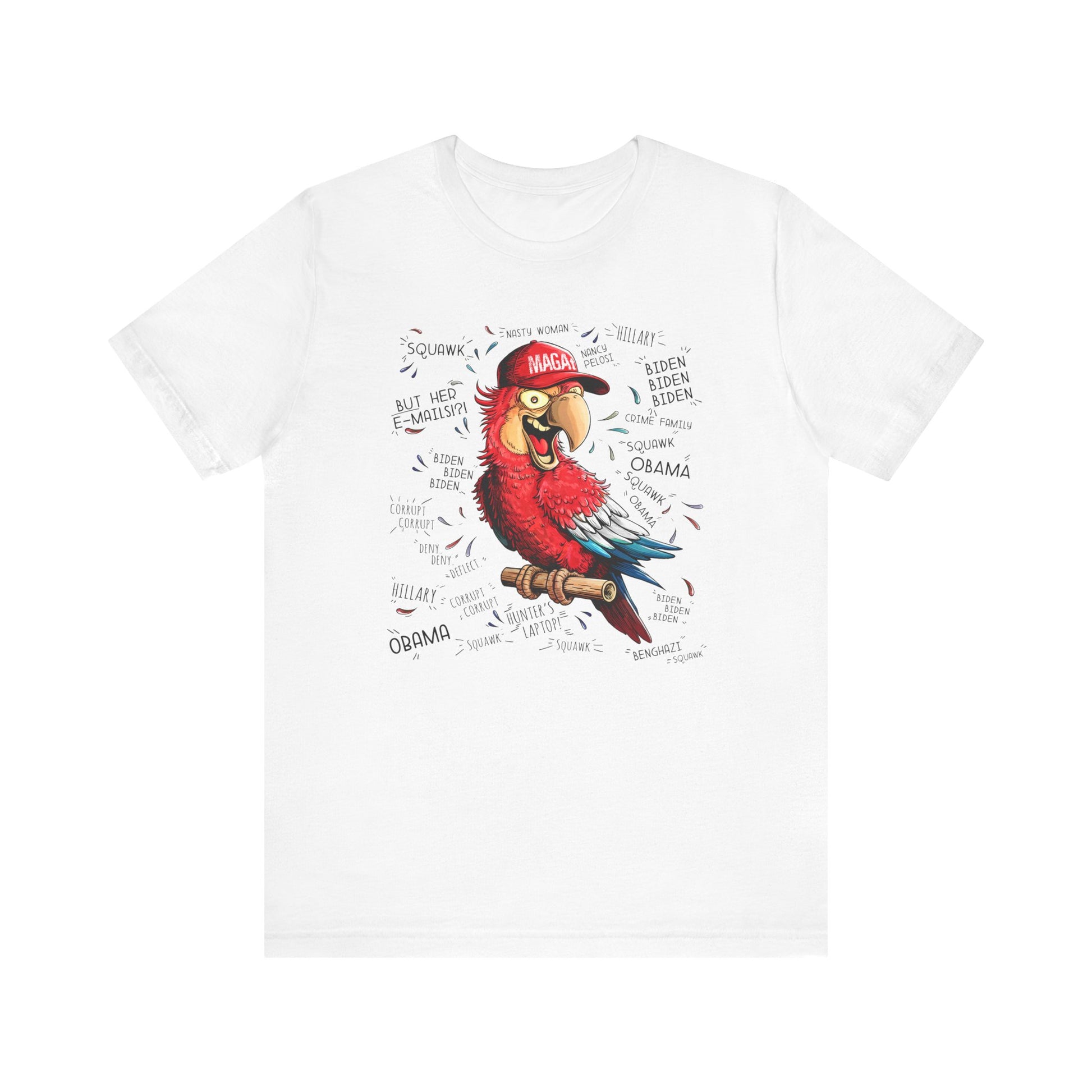 Squawk tastic Deflection Parrot The Ultimate MAGA t-shirt protest mens womens | Speak Out Shirts