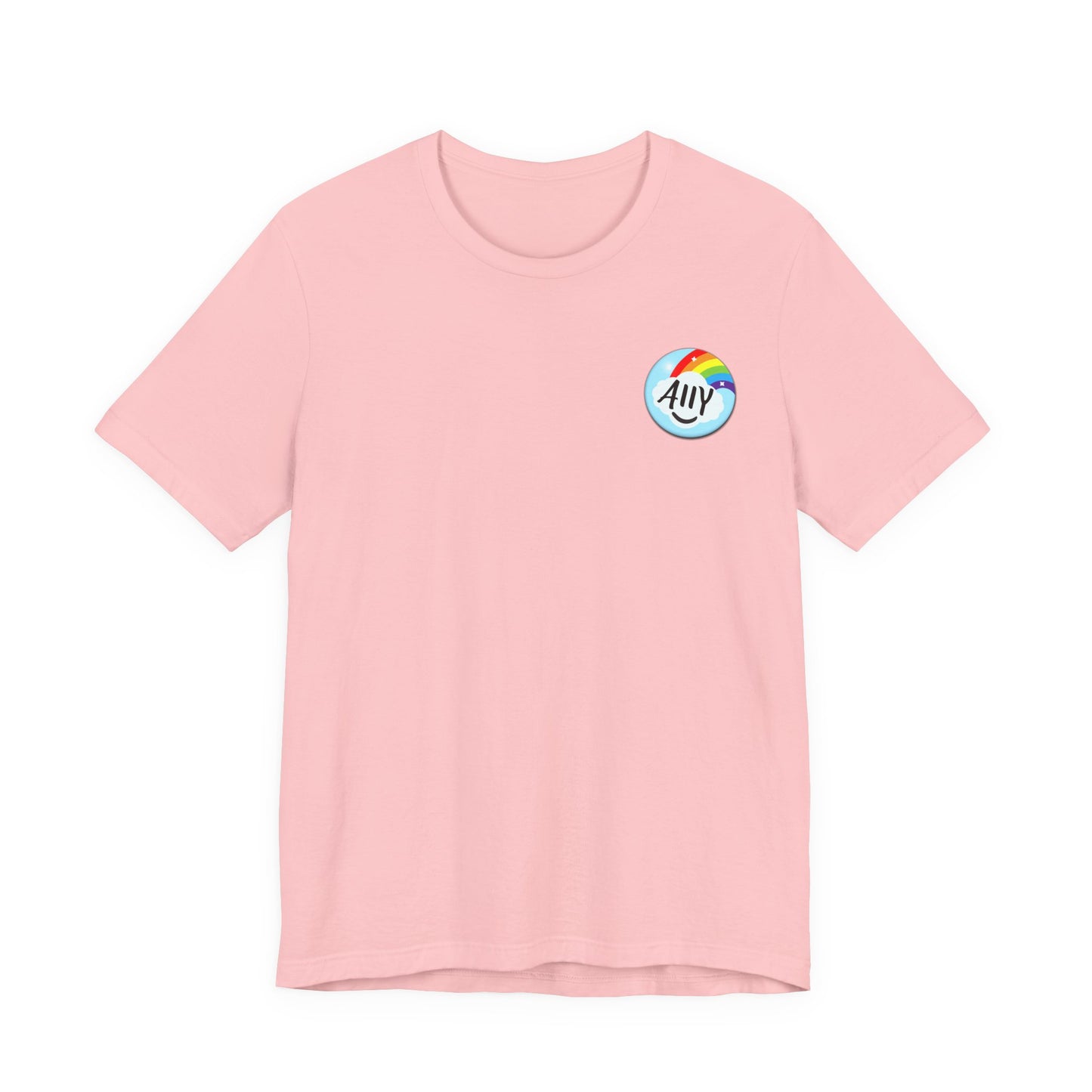 Ally Rainbow Heart Tee - LGBTQ+ Pride Support T-Shirt
