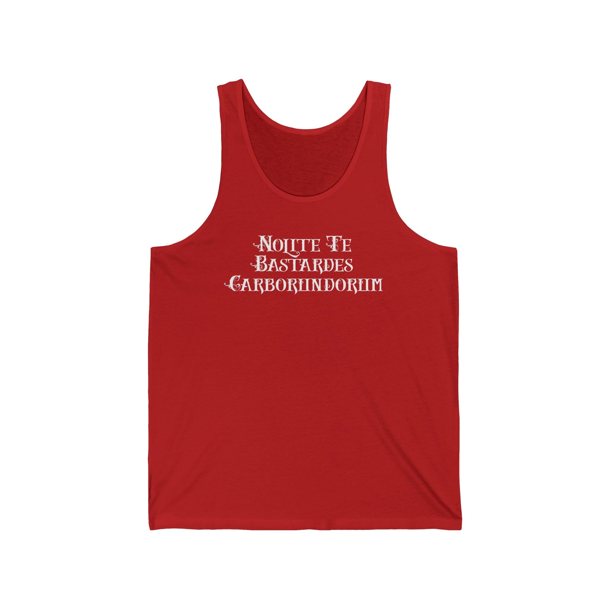 Nolite Te Bastardes Carborundorum Jersey Tank t-shirt protest mens womens | Speak Out Shirts