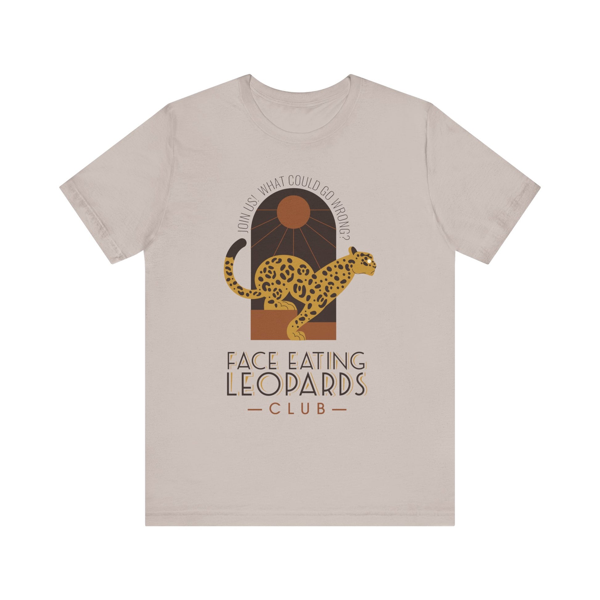 Face Eating Leopard Party t-shirt protest mens womens | Speak Out Shirts
