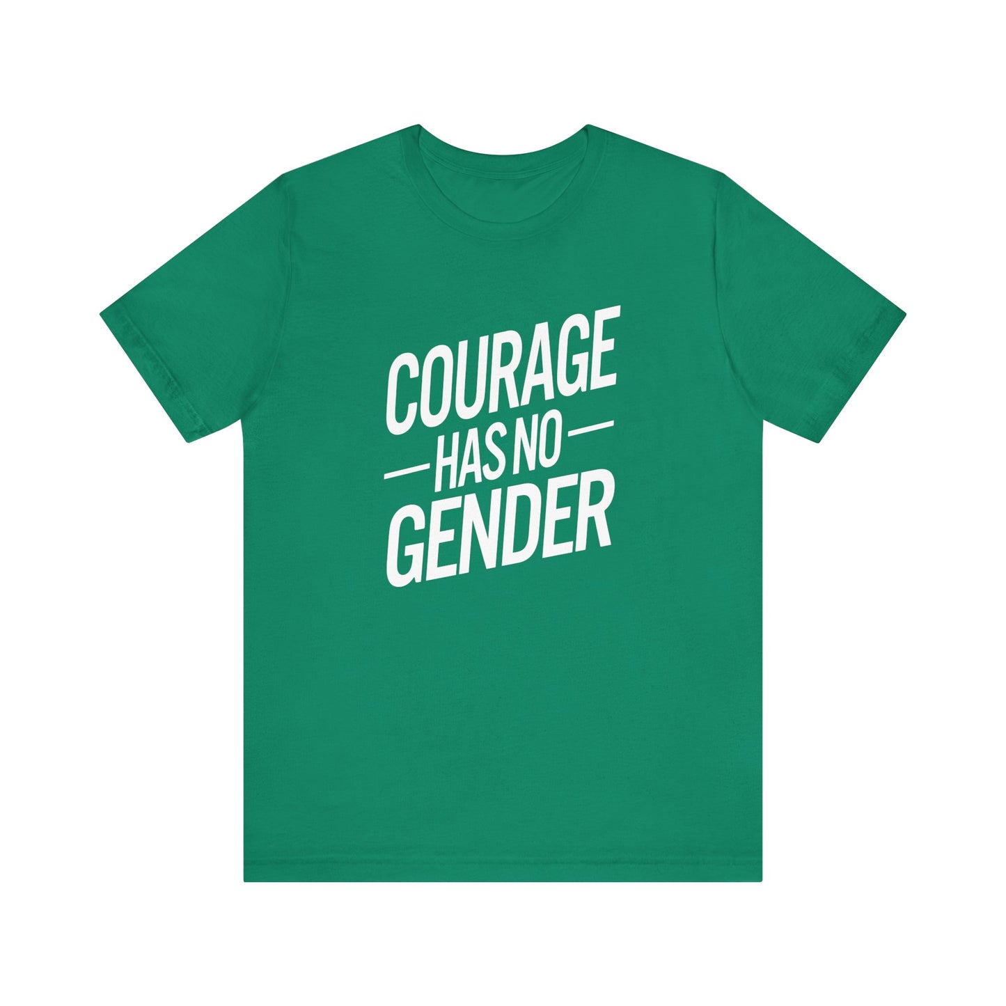 Courage Has No Gender Unisex Trans Tee - Pride Statement Shirt