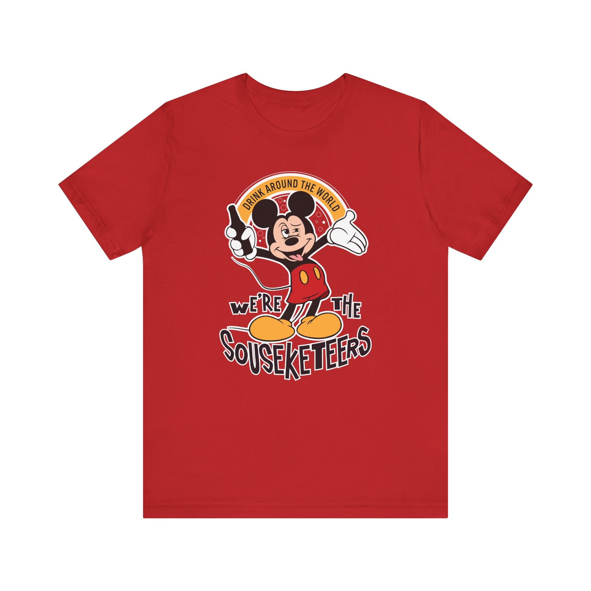 We're the Sousketeers Epcot Drinking Around the Wo t-shirt mens womens ladies | Speak Out Shirts