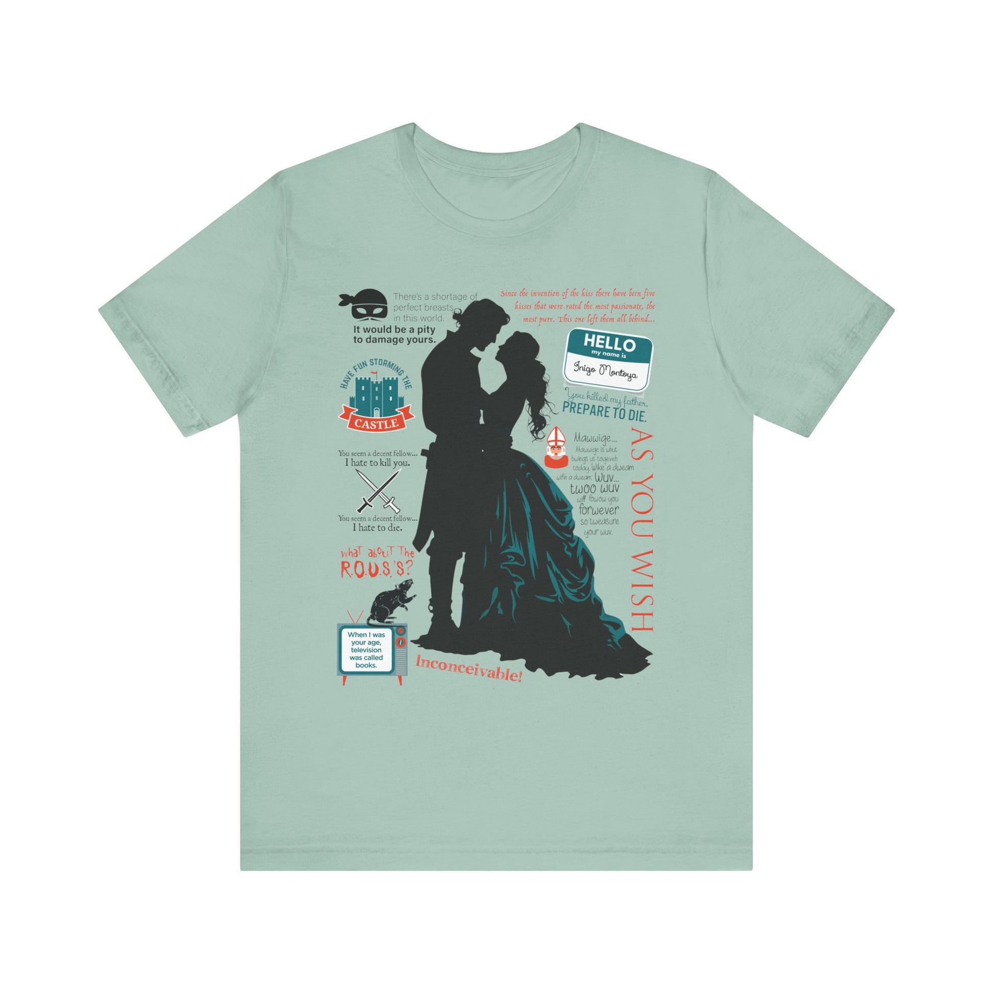 Princess Bride t-shirt vintage mens womens ladies | Speak Out Shirts