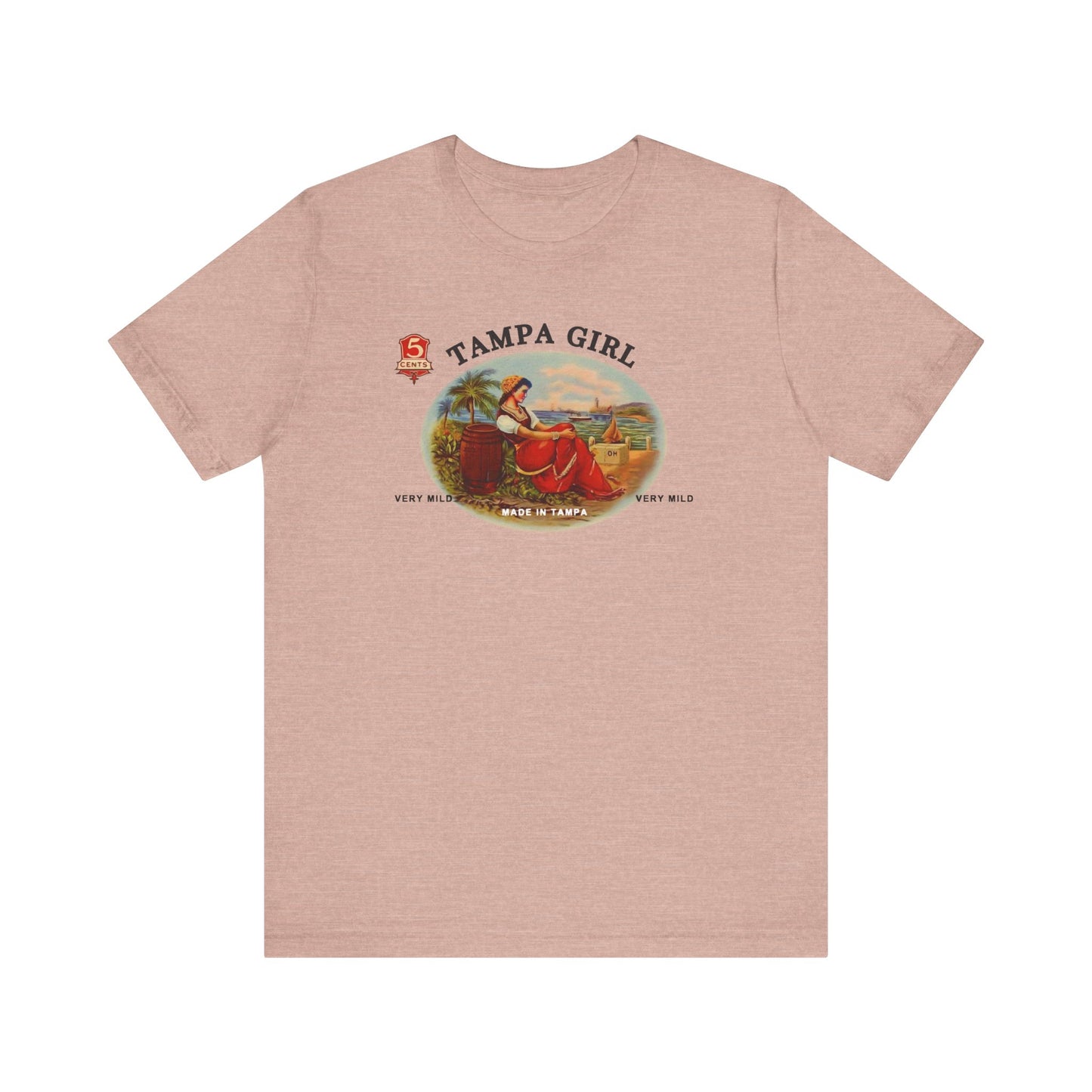 Tampa Girl Cigar Box Art Tee