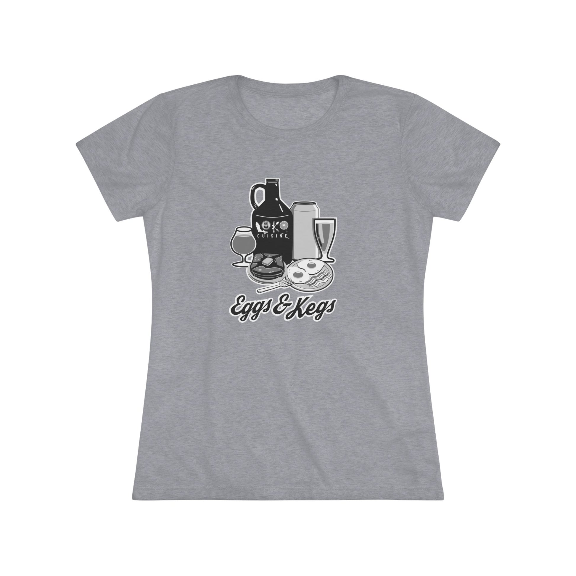 Women's Eggs & Kegs Tee by LOKO Cuisine - Brunch