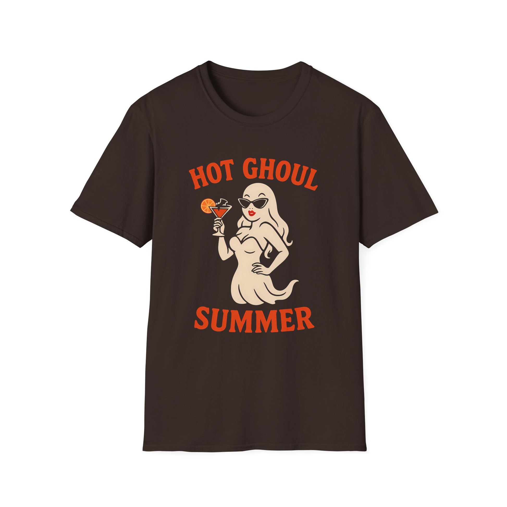 Hot Ghoul Summer Design Halloween t-shirt funny mens womens | Speak Out Shirts