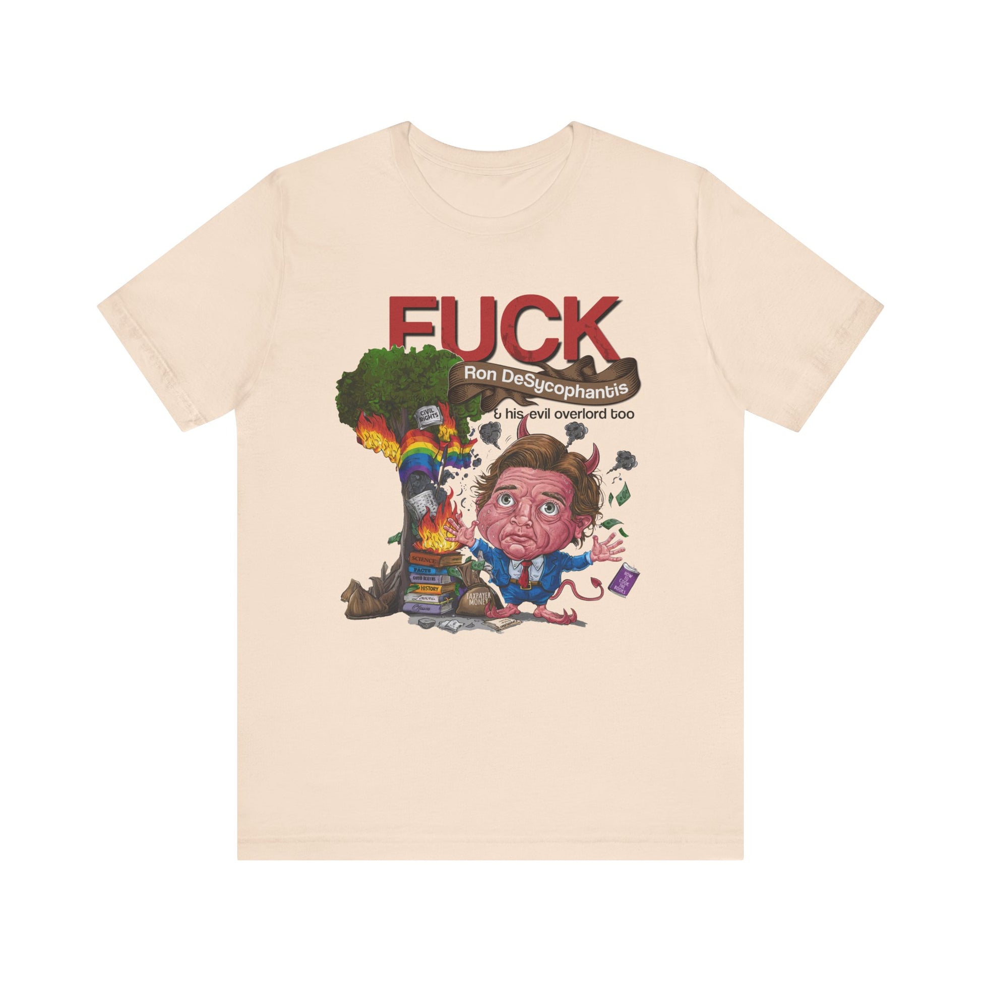 Fuck Ron DeSantis t-shirt protest mens womens | Speak Out Shirts