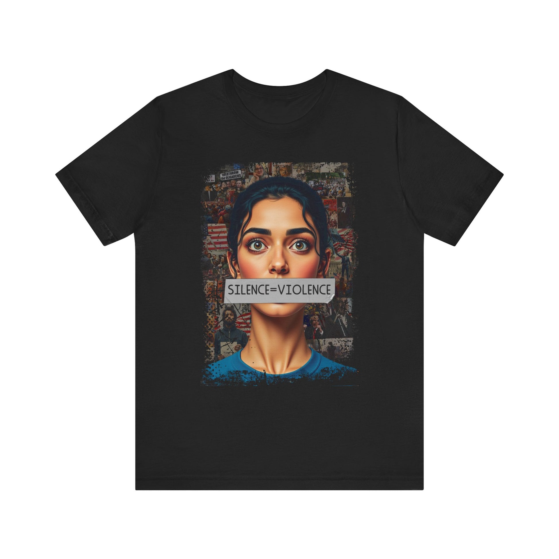 Silence = Violence t-shirt protest mens womens | Speak Out Shirts