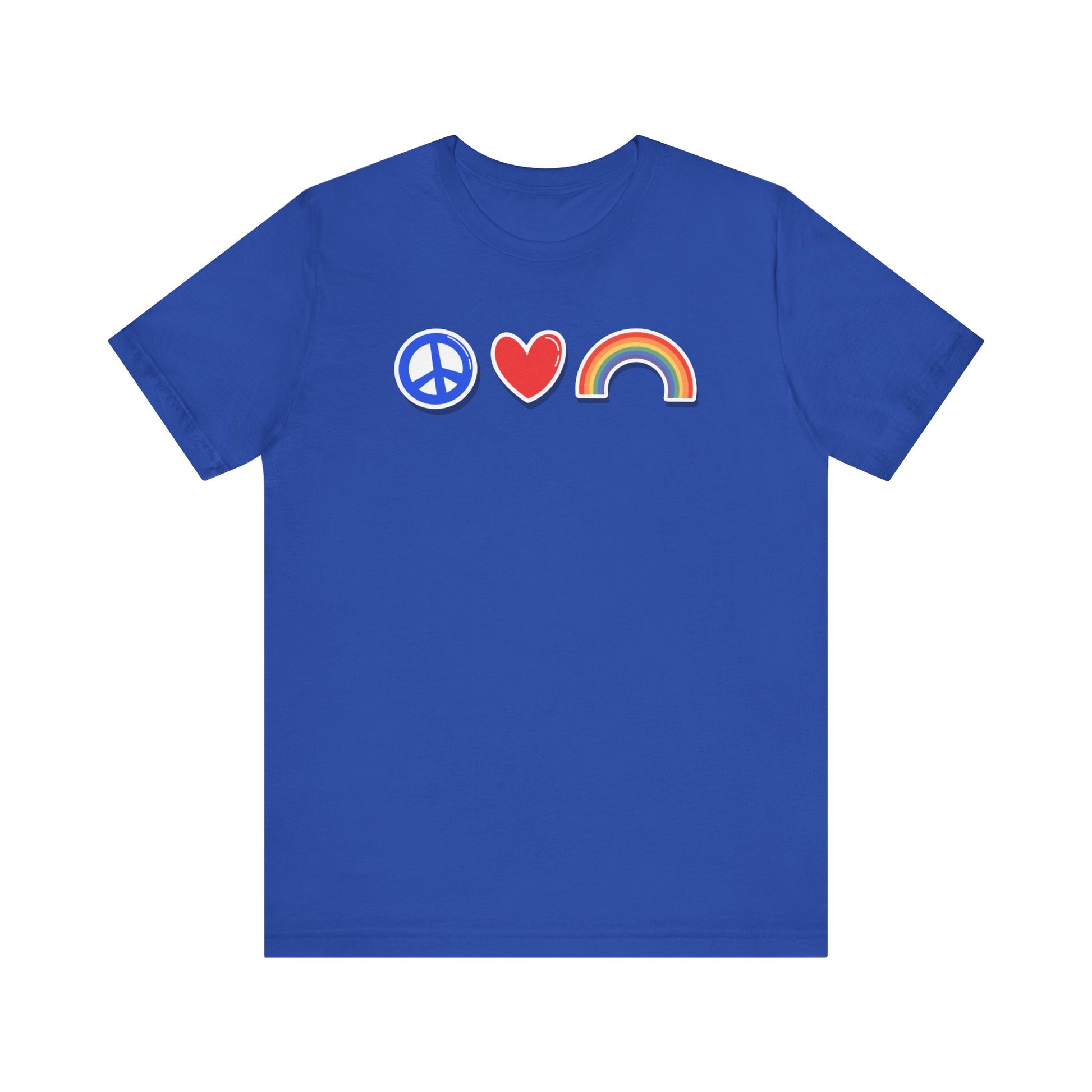 Peace, Love & Pride Tee - LGBTQ+ Pride Shirt