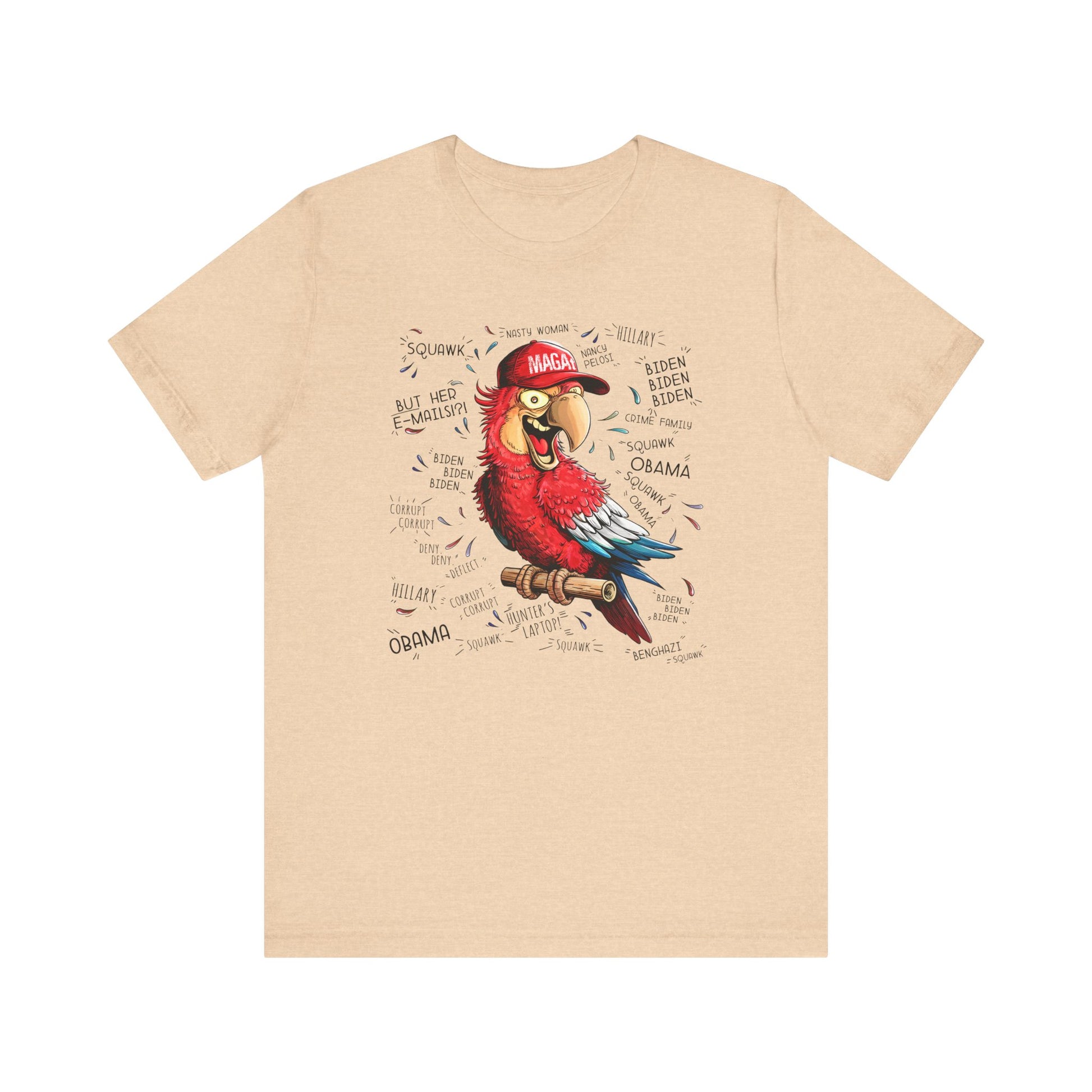 Squawk tastic Deflection Parrot The Ultimate MAGA t-shirt protest mens womens | Speak Out Shirts