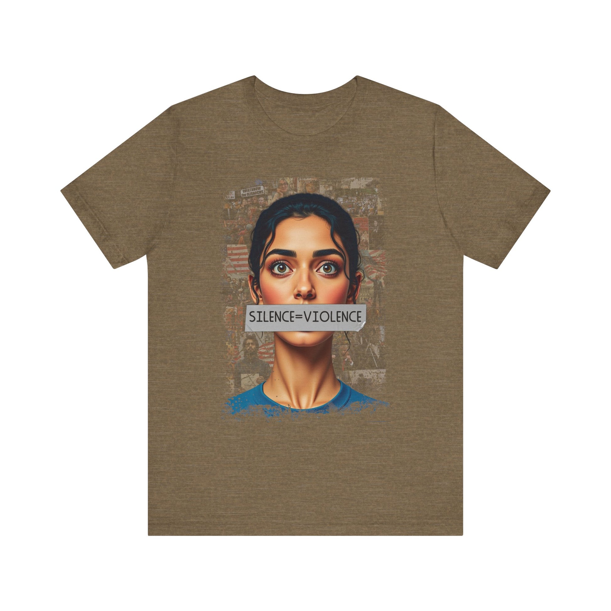 Silence = Violence t-shirt protest mens womens | Speak Out Shirts