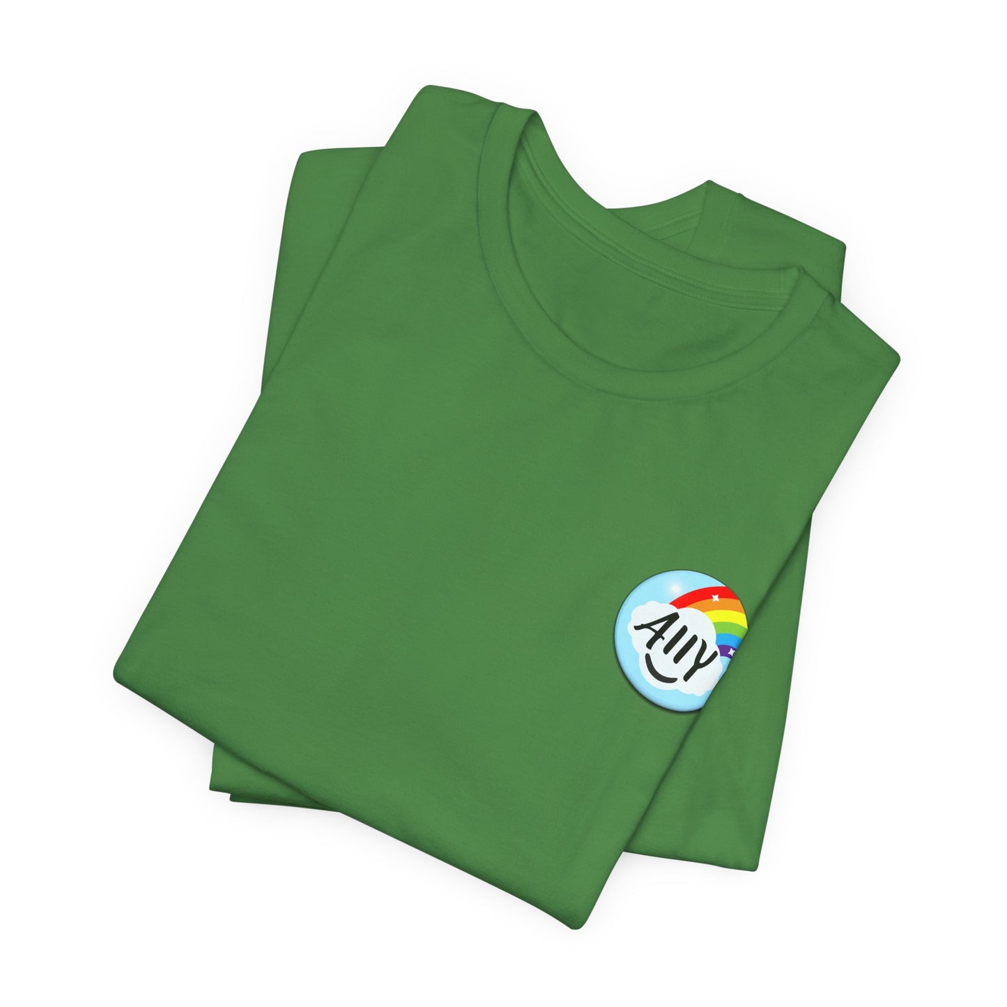 Ally Rainbow Heart Tee - LGBTQ+ Pride Support T-Shirt