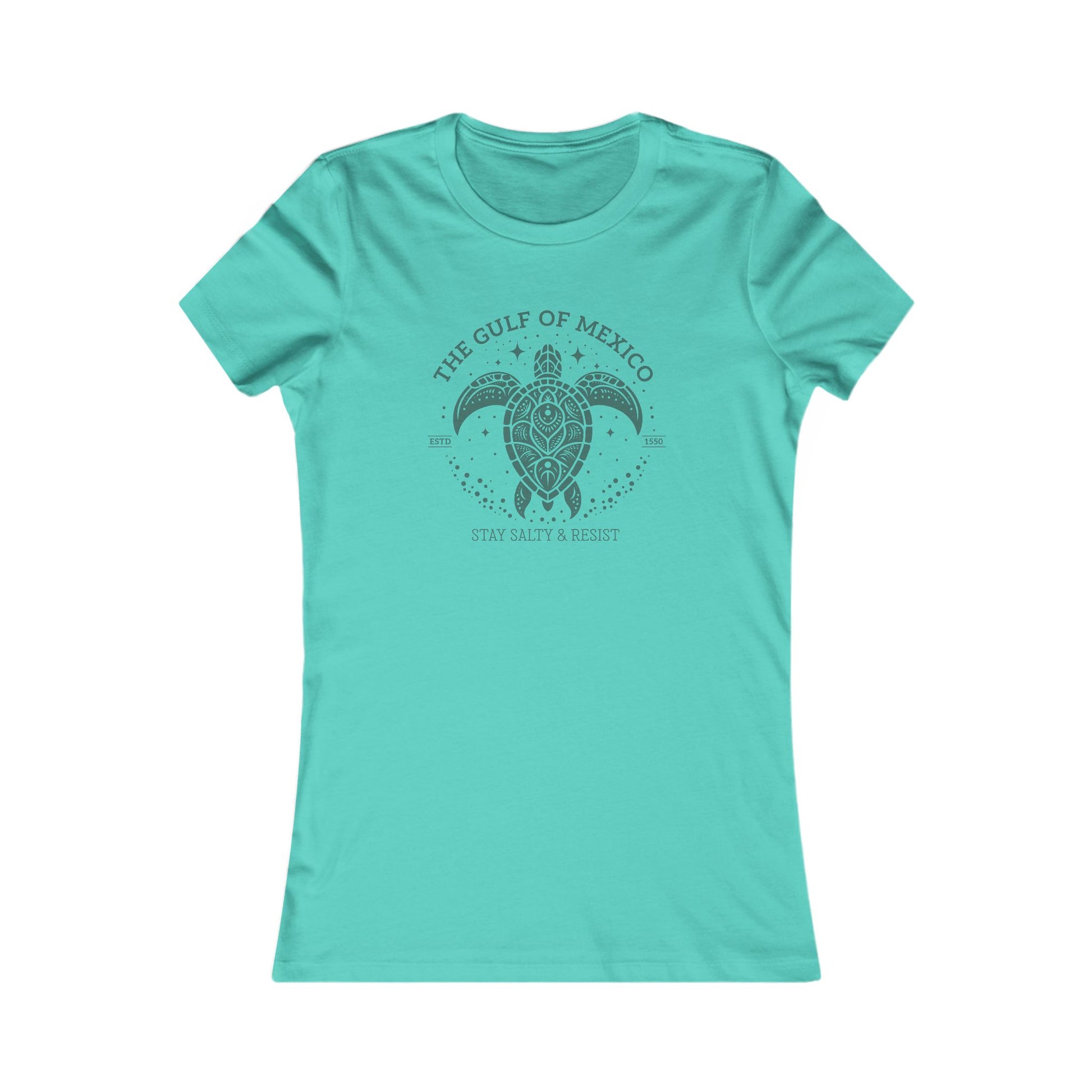 Gulf of México Tortuga Women's Tee - Stay Salty & Resist