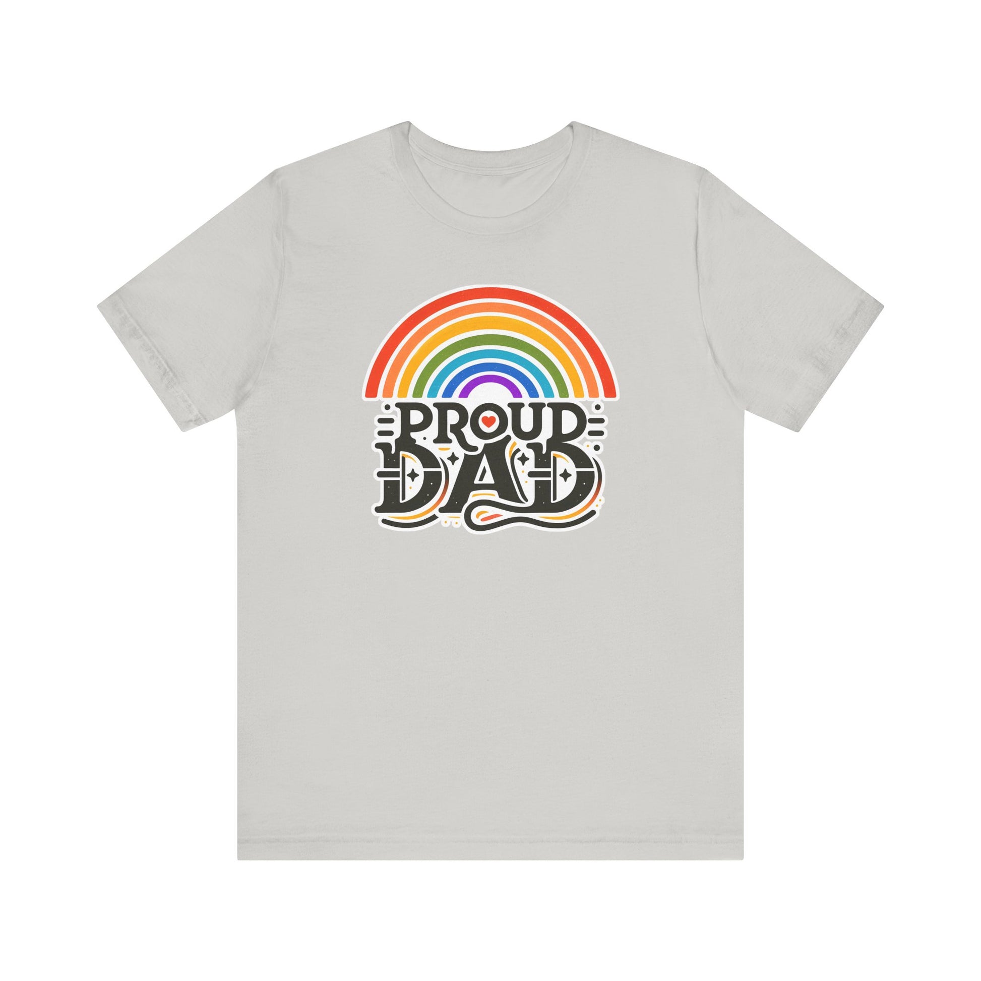Proud Dad Unisex Tee - LGBTQ+ Ally Pride