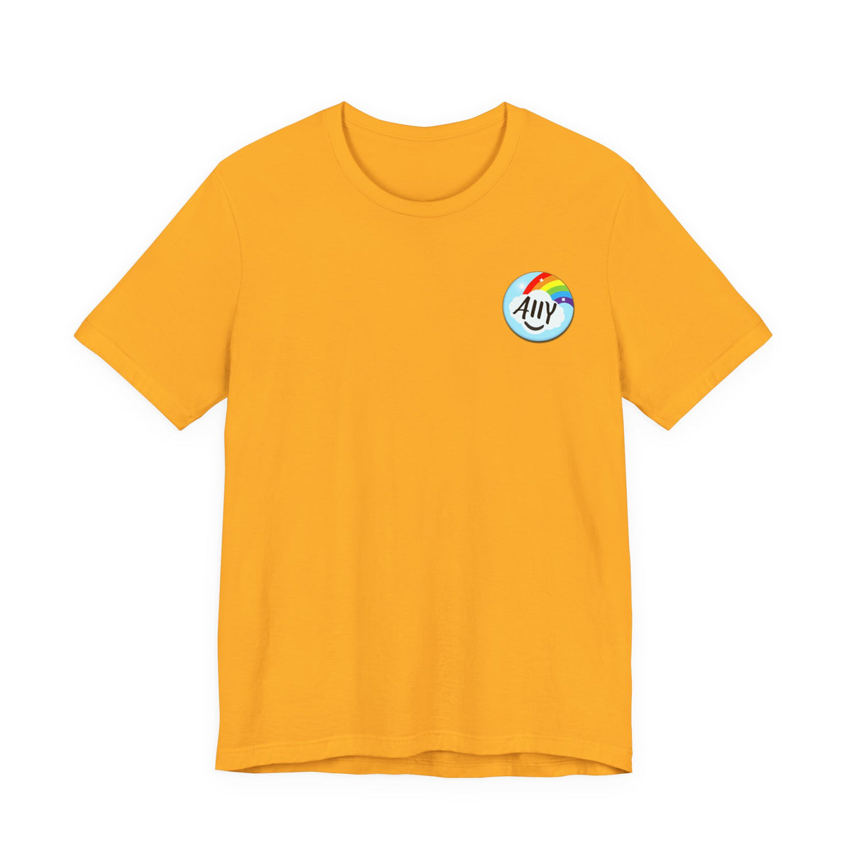 Ally Rainbow Heart Tee - LGBTQ+ Pride Support T-Shirt