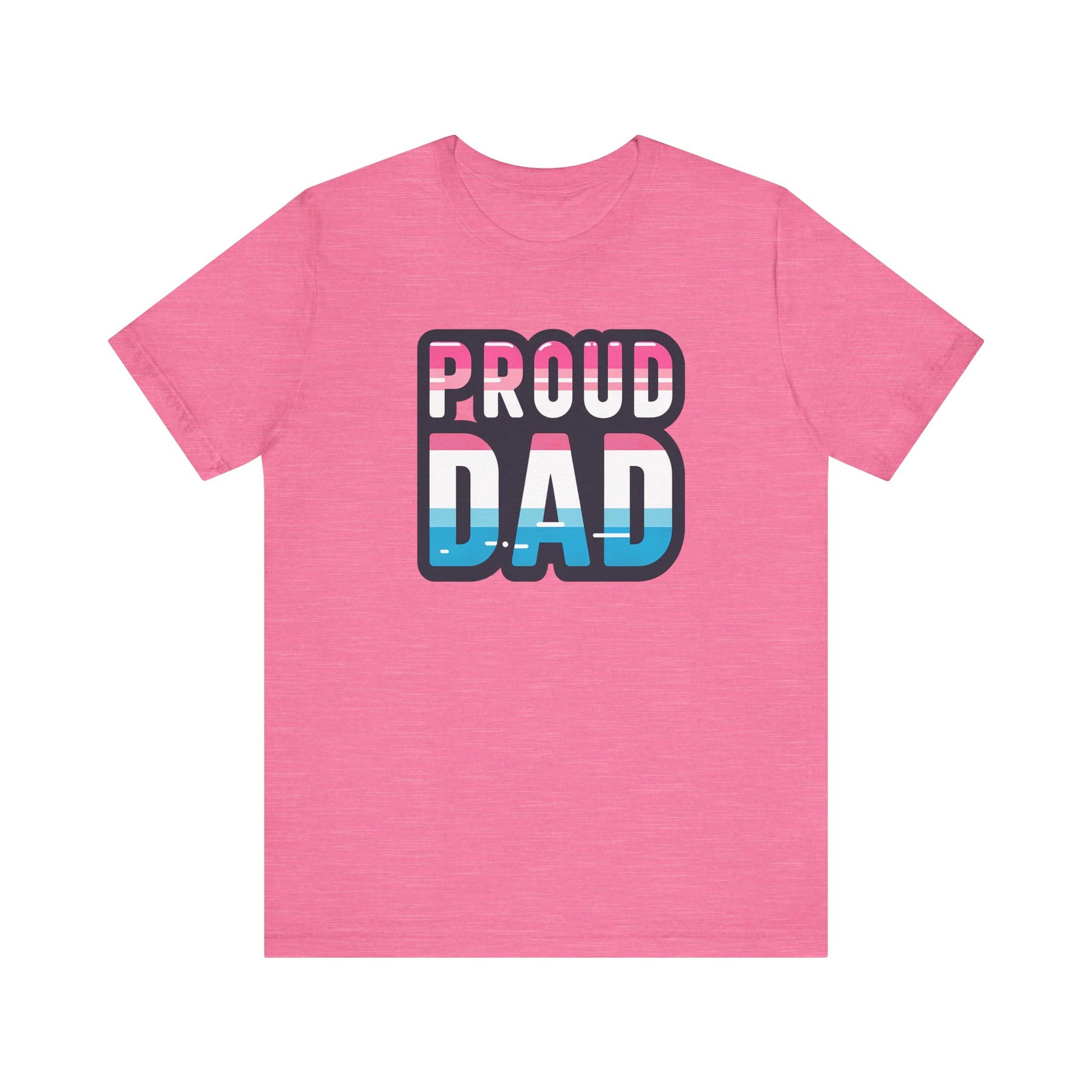 Proud Trans Dad Unisex Tee - LGBTQ+ Pride Shirt