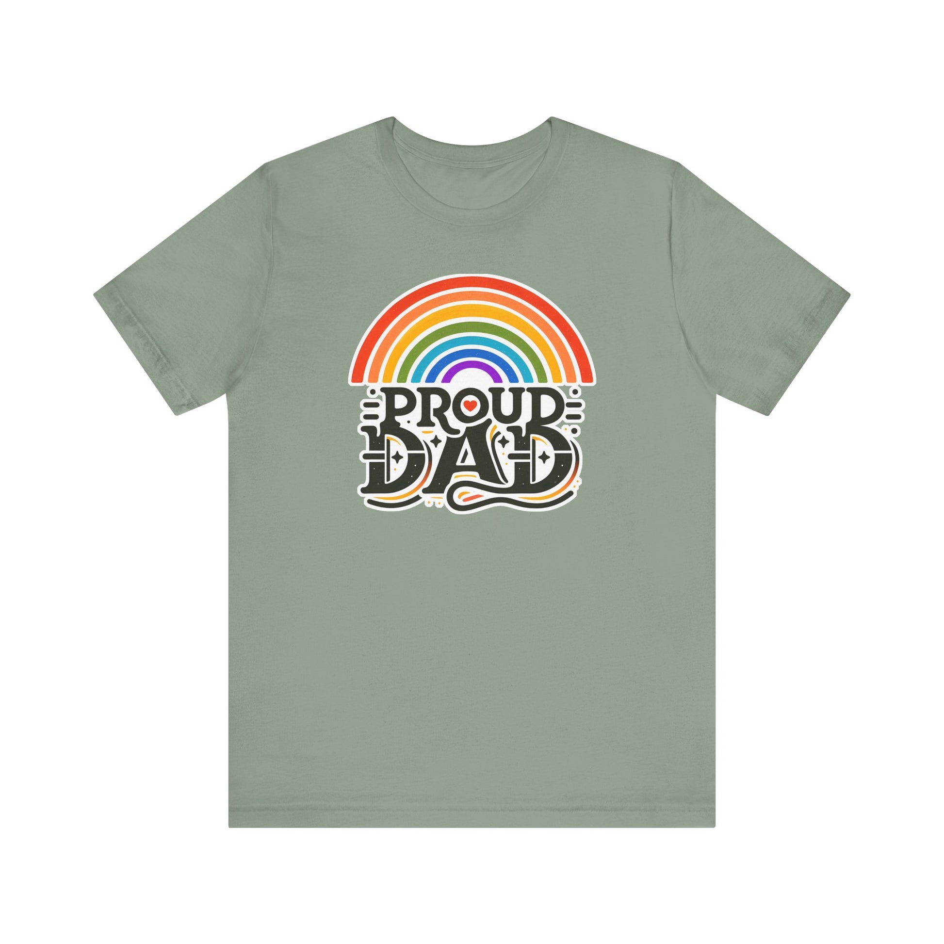 Proud Dad Unisex Tee - LGBTQ+ Ally Pride