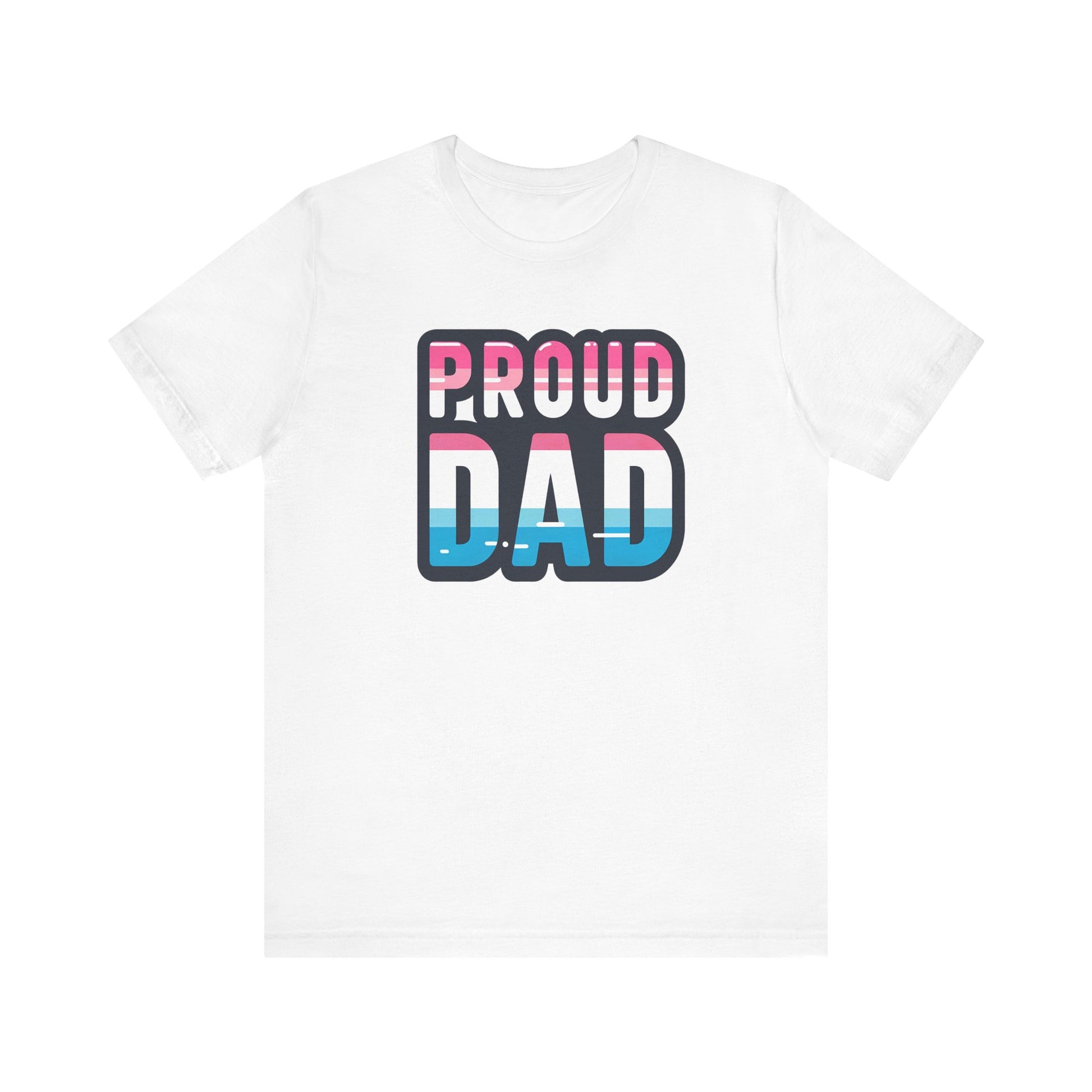 Proud Trans Dad Unisex Tee - LGBTQ+ Pride Shirt
