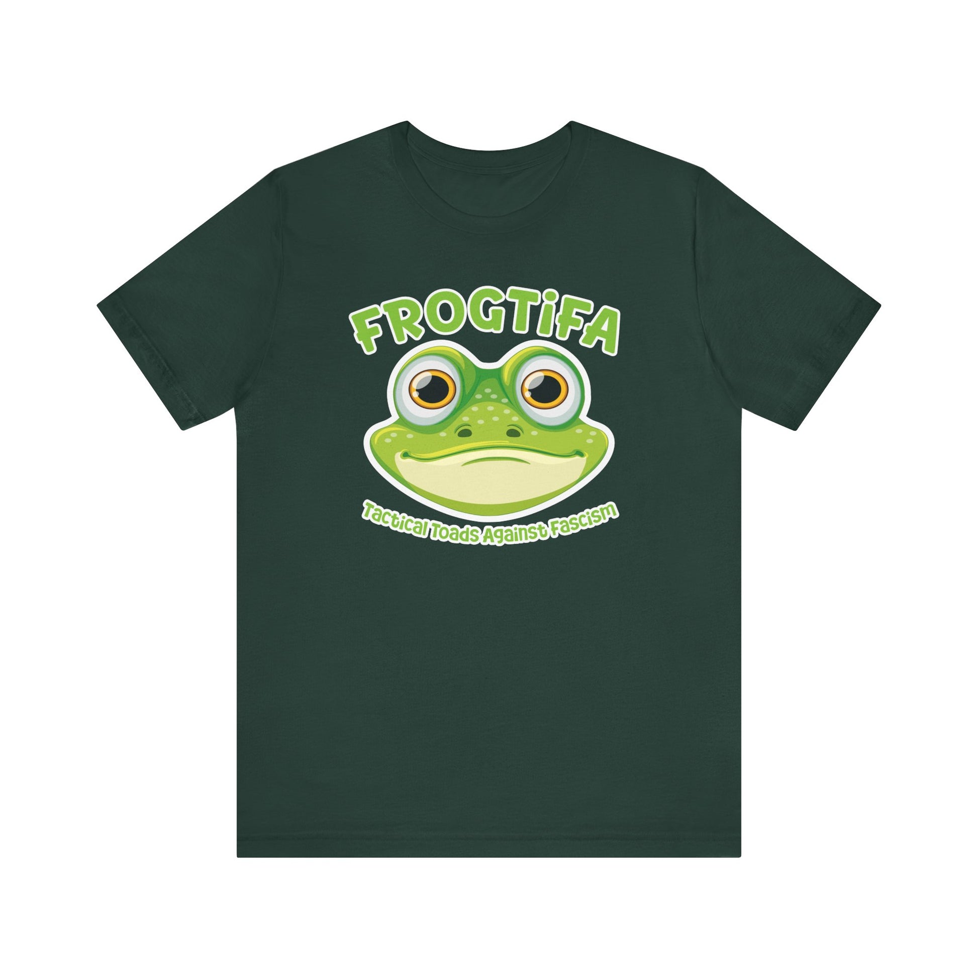 FROGTIFA Tactical Toads Against Fascism t-shirt protest mens womens | Speak Out Shirts