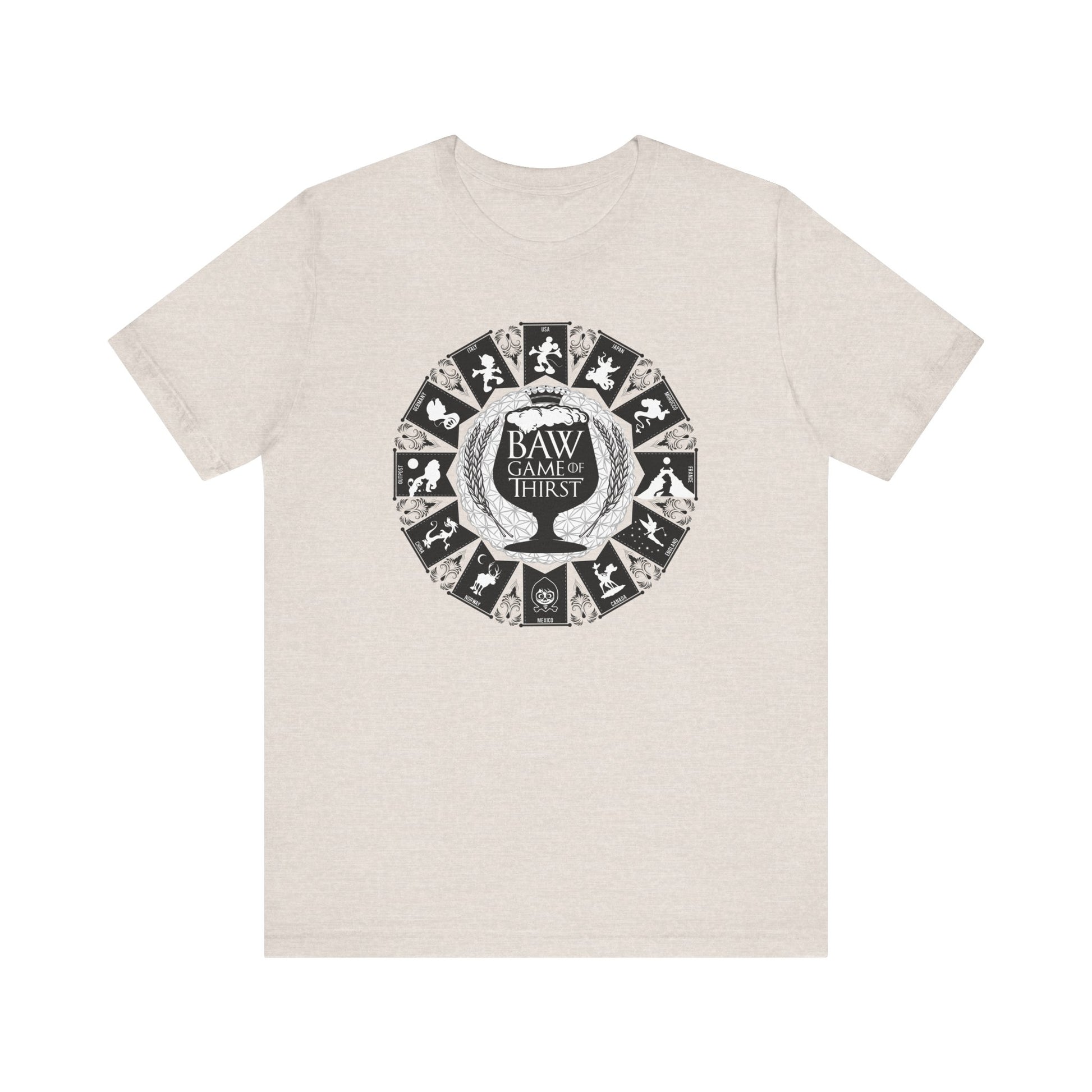 Game of Thirst Epcot Group Drinking t-shirt mens womens ladies | Speak Out Shirts