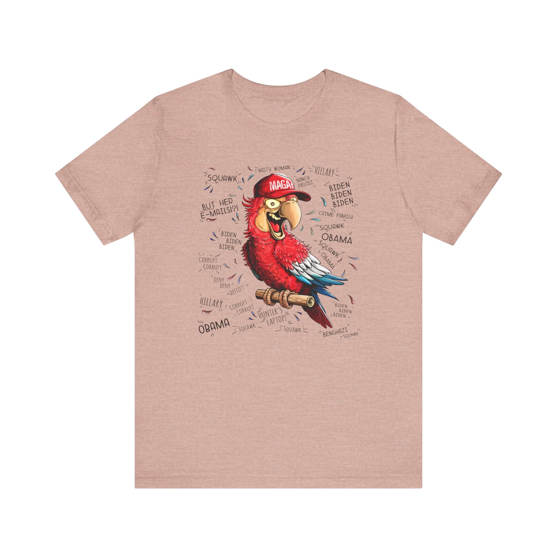 Squawk tastic Deflection Parrot The Ultimate MAGA t-shirt protest mens womens | Speak Out Shirts