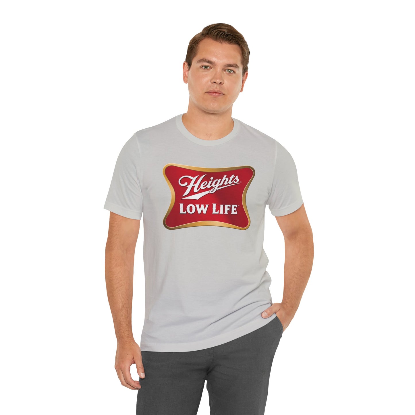 Heights Low Life Beer Logo t-shirt funny mens womens | Speak Out Shirts