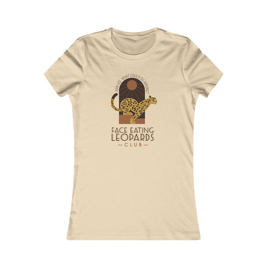 Face-Eating Leopard Party - Women's Favorite Tee