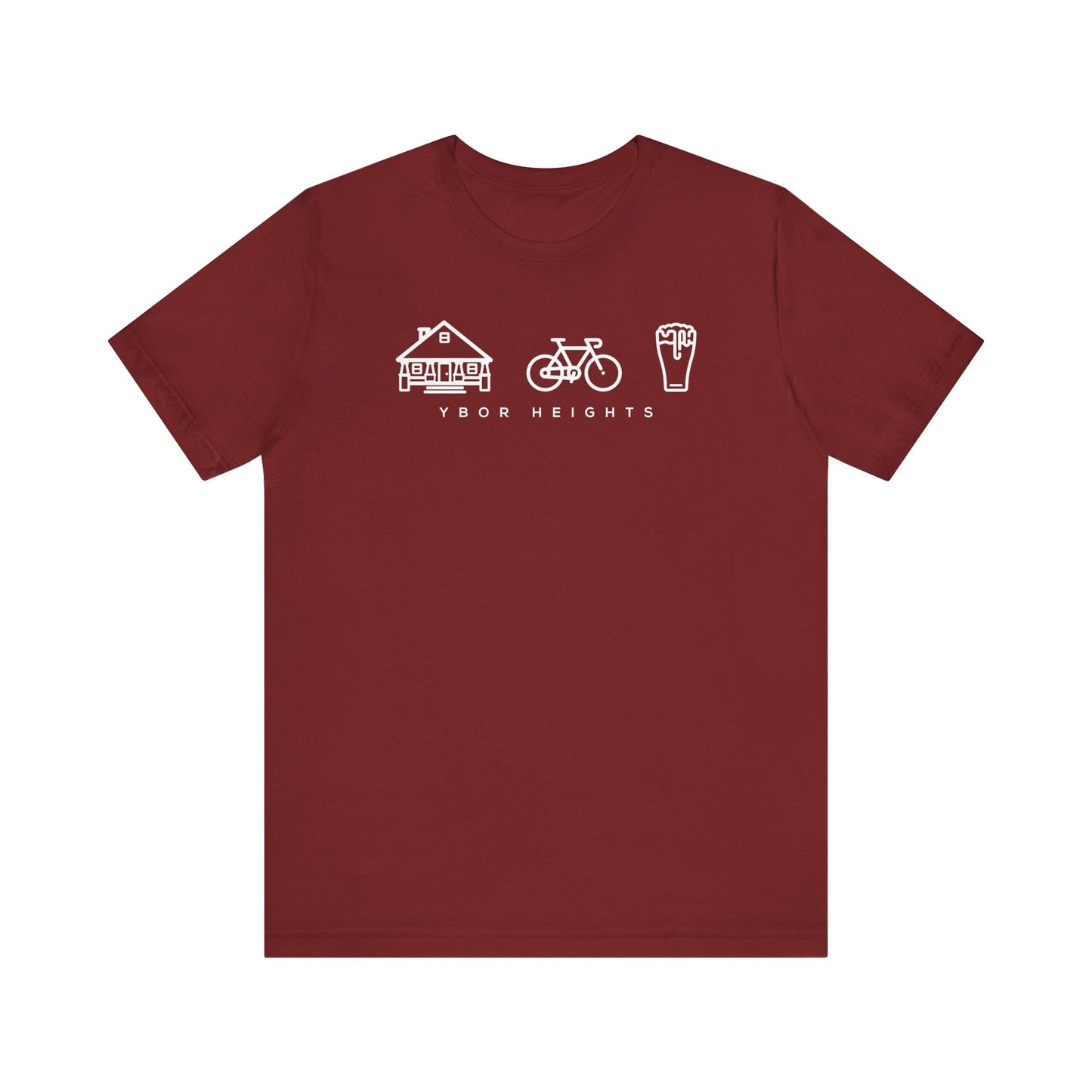 Bungalows, Bikes, and Beers - Ybor Heights Neighborhood Pride Shirt