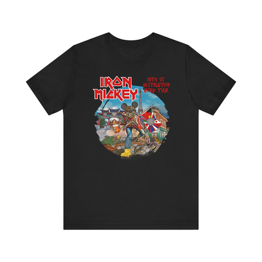 Iron Mickey Epcot World Destruction Tour Group Tee