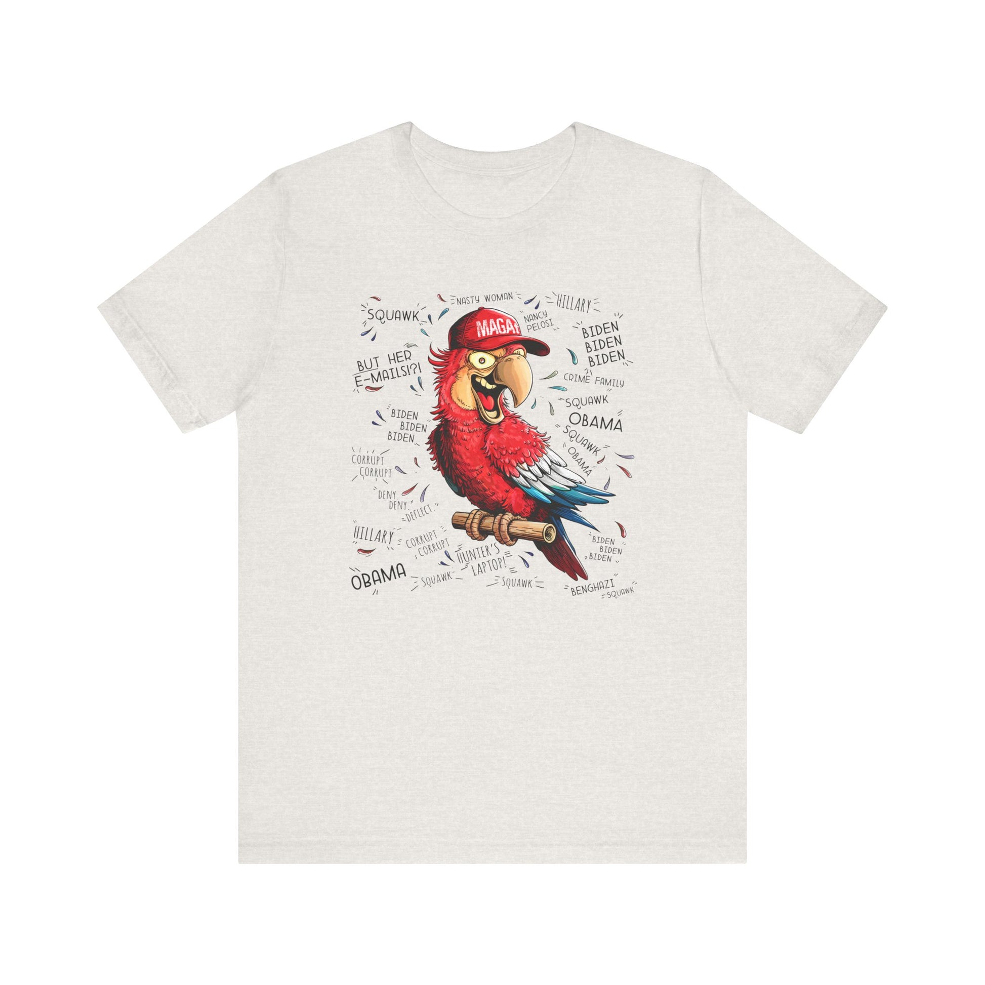 Squawk tastic Deflection Parrot The Ultimate MAGA t-shirt protest mens womens | Speak Out Shirts
