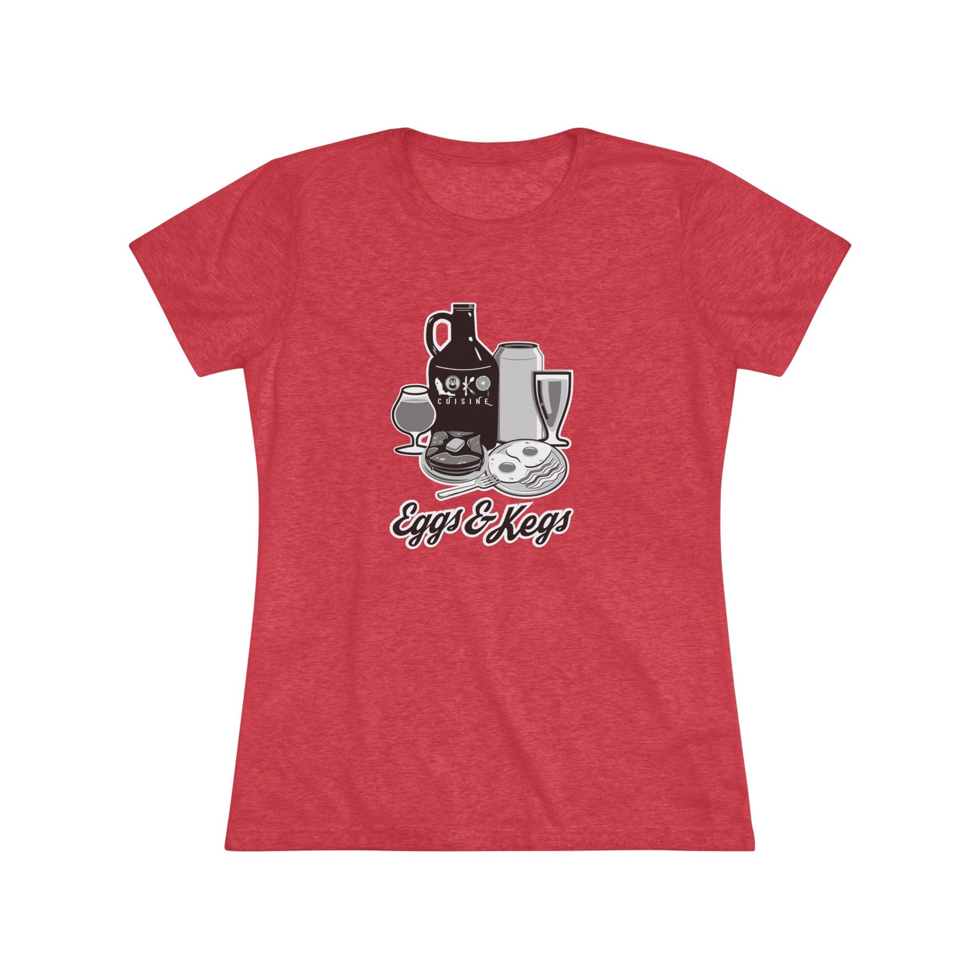 Women's Eggs & Kegs Tee by LOKO Cuisine - Brunch