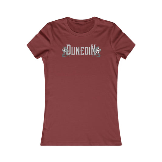 Dunedin FL Mermaids Women's Tee — Yellow Graphic Cotton Shirt