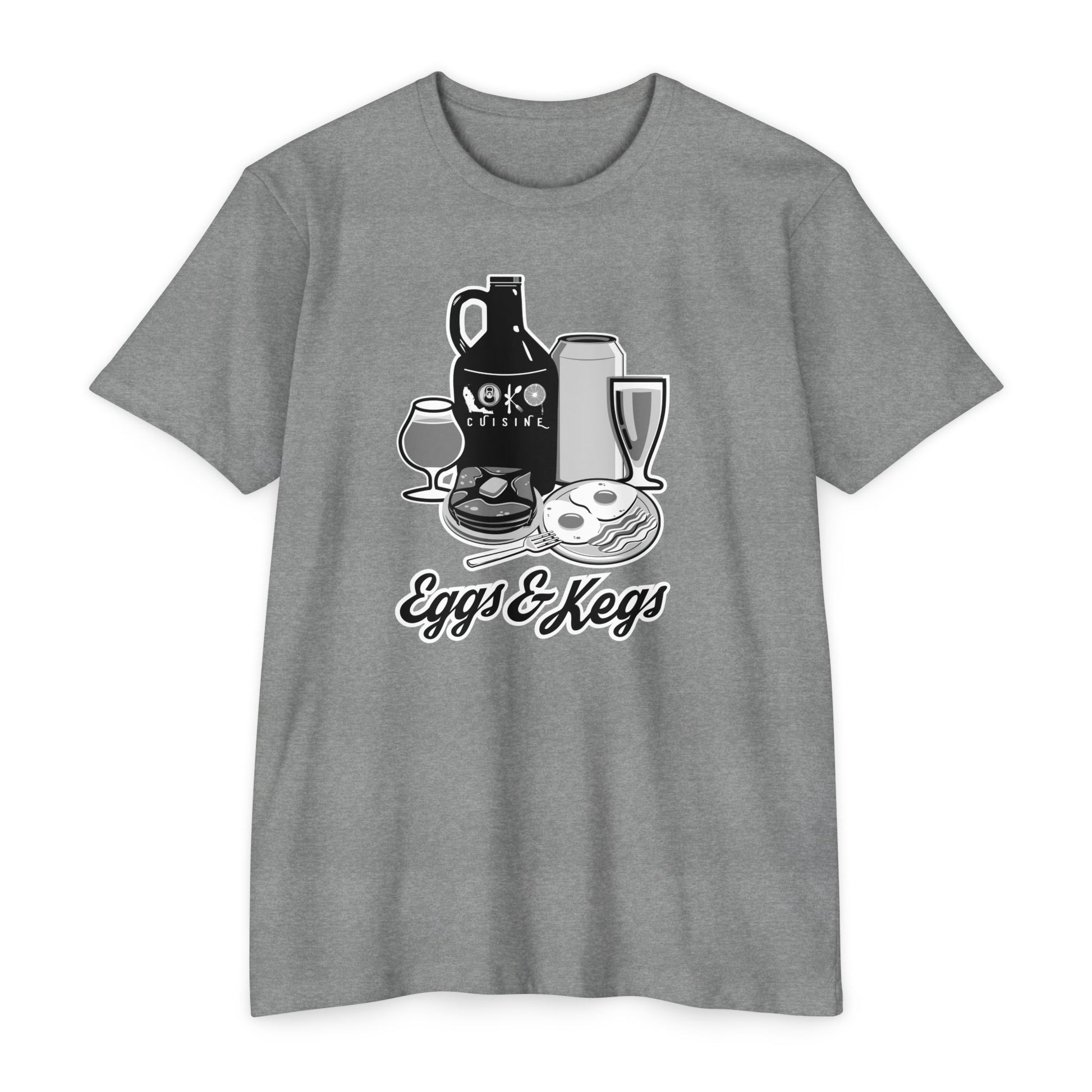 Eggs & Kegs Tee by LOKO Cuisine - Brunch Favorite