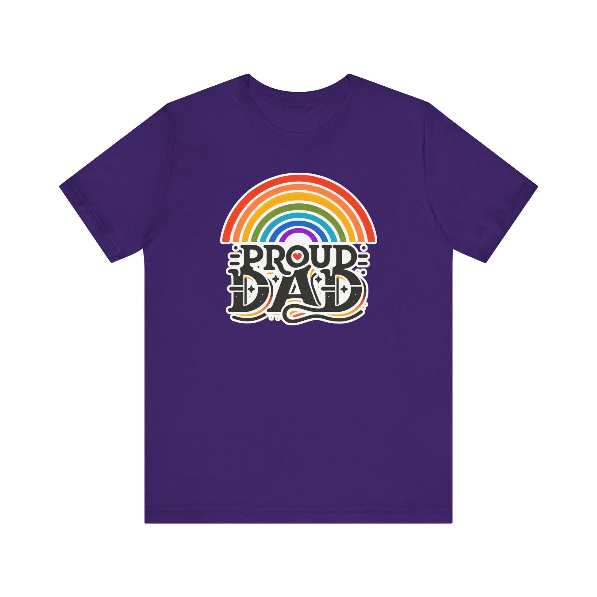Proud Dad Unisex Tee - LGBTQ+ Ally Pride