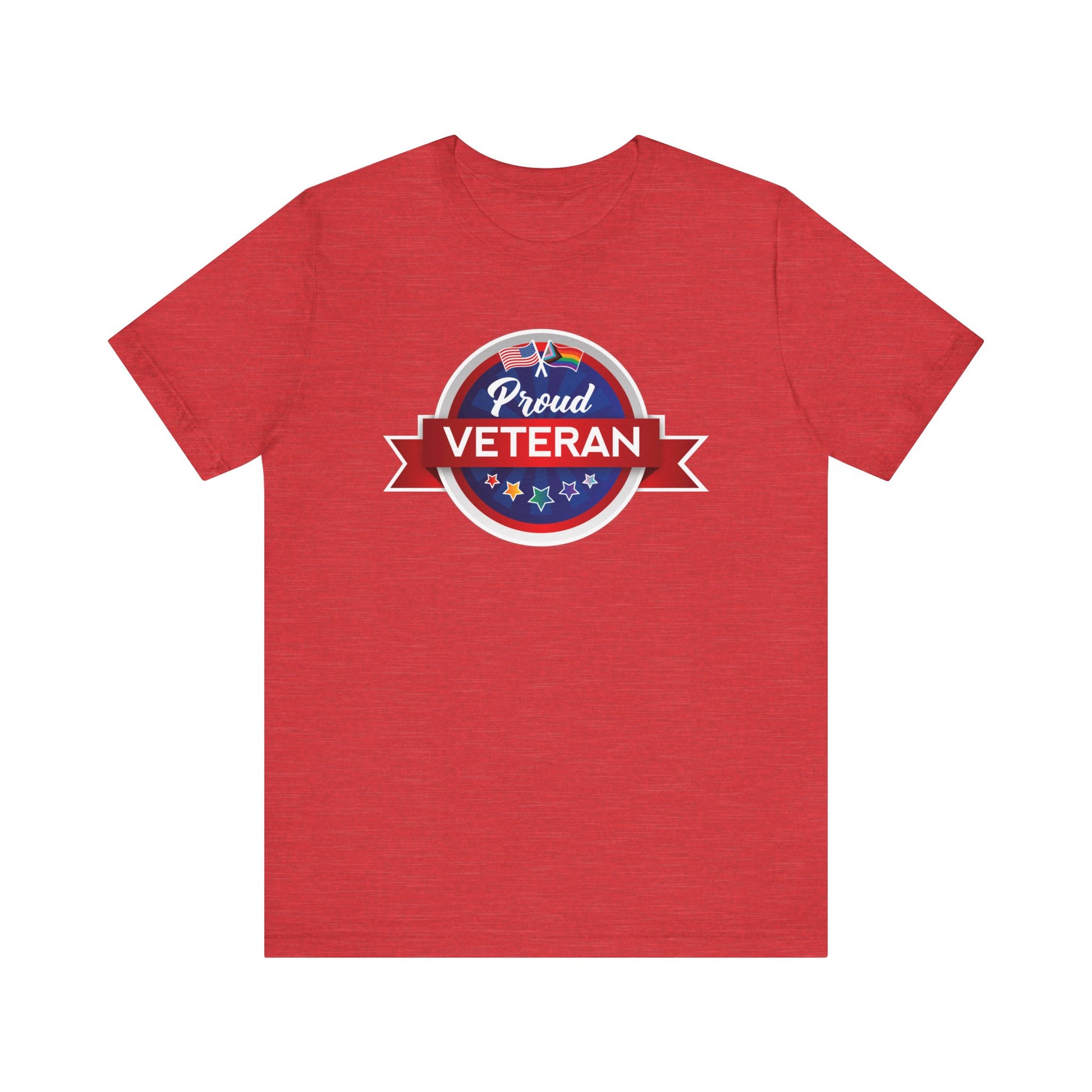 Proud Veteran LGBTQ+ Tee - Pride & Service