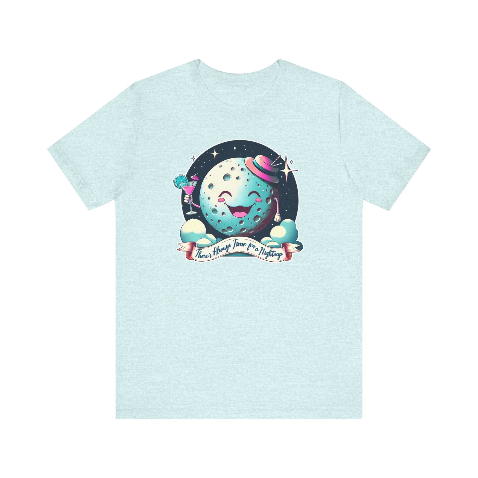 How about a Nightcap? Moon & Martini t-shirt mens womens ladies | Speak Out Shirts