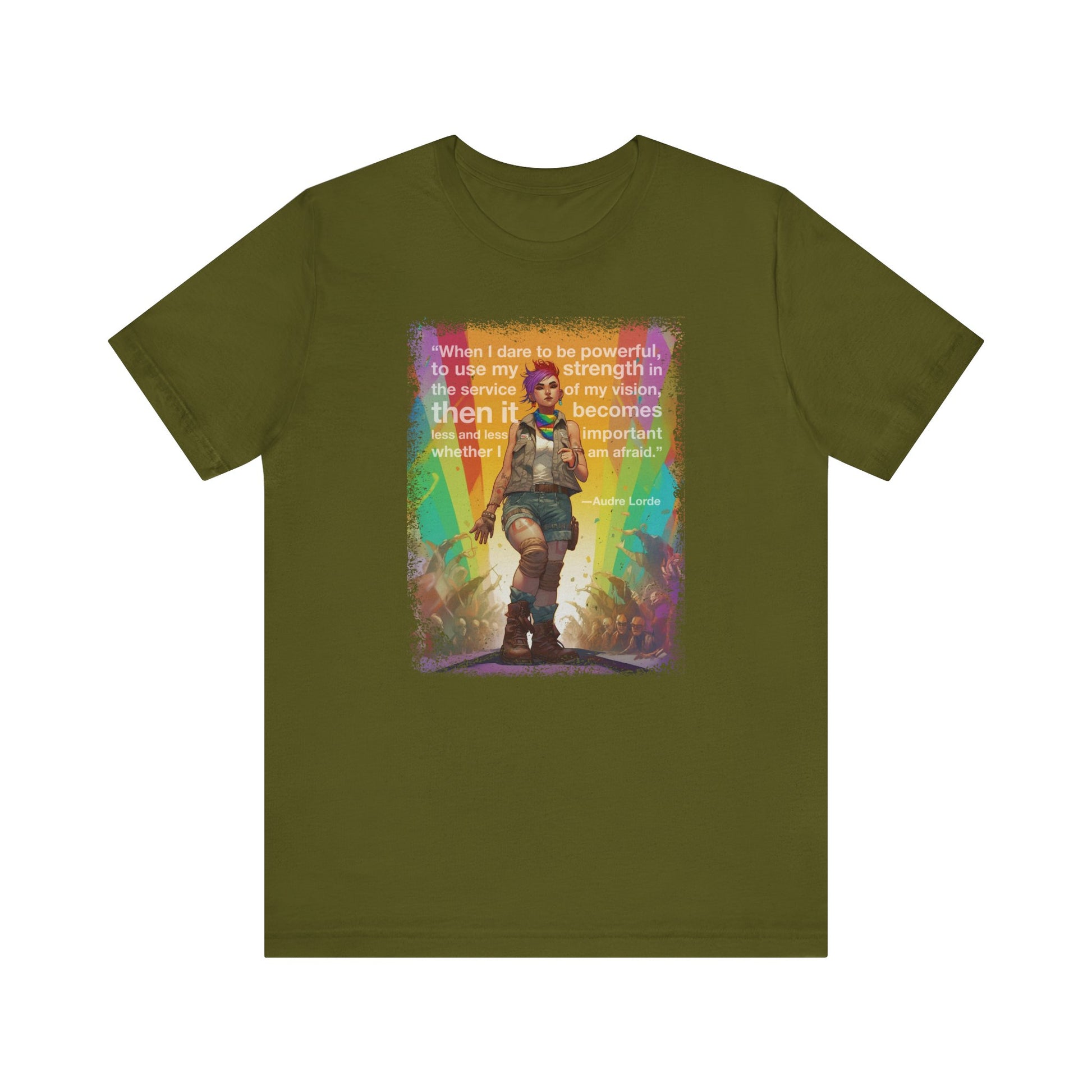 Be Powerful Audre Lorde t-shirt activist mens womens | Speak Out Shirts