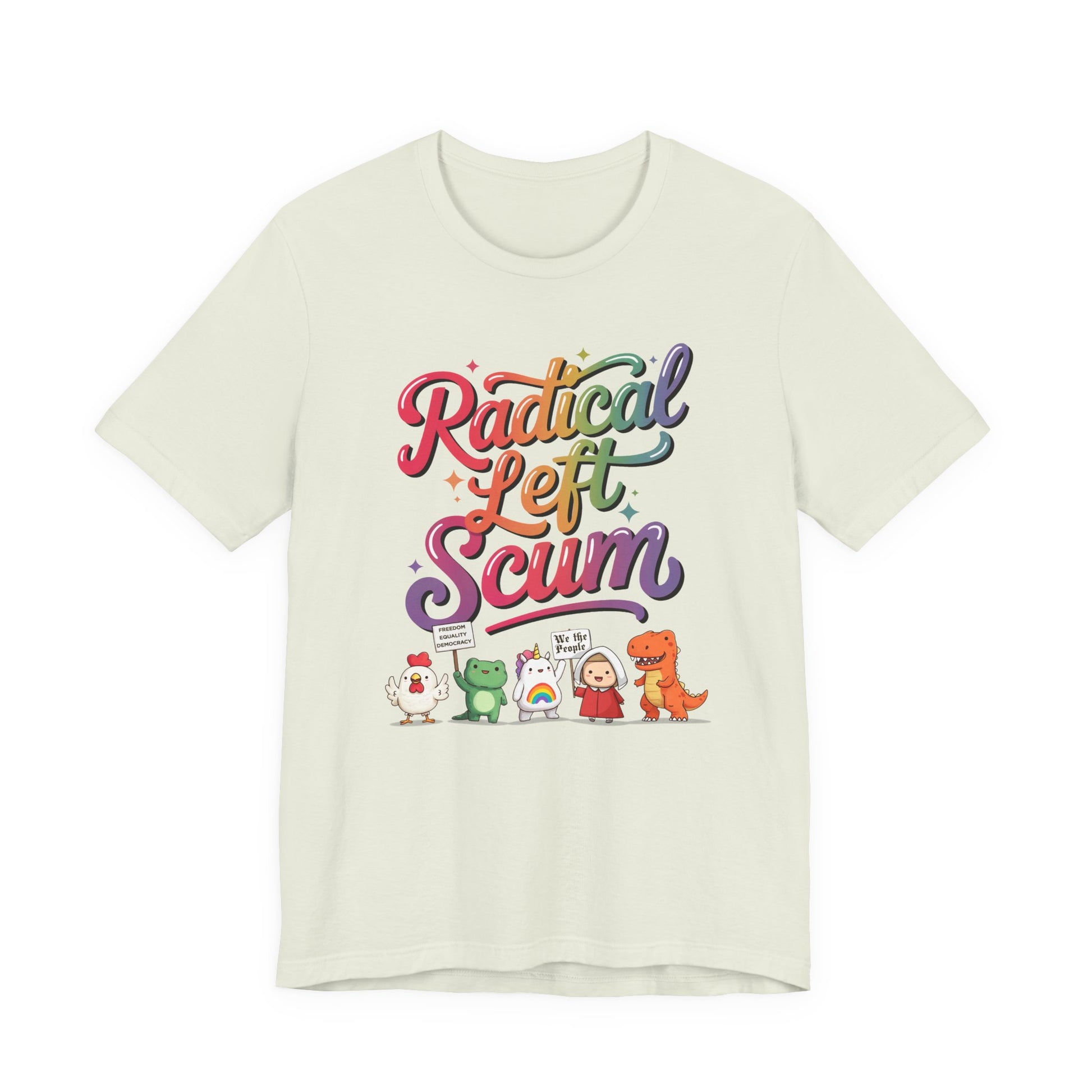 Radical Left Scum Protest Icons Short Sleeve t-shirt protest mens womens | Speak Out Shirts