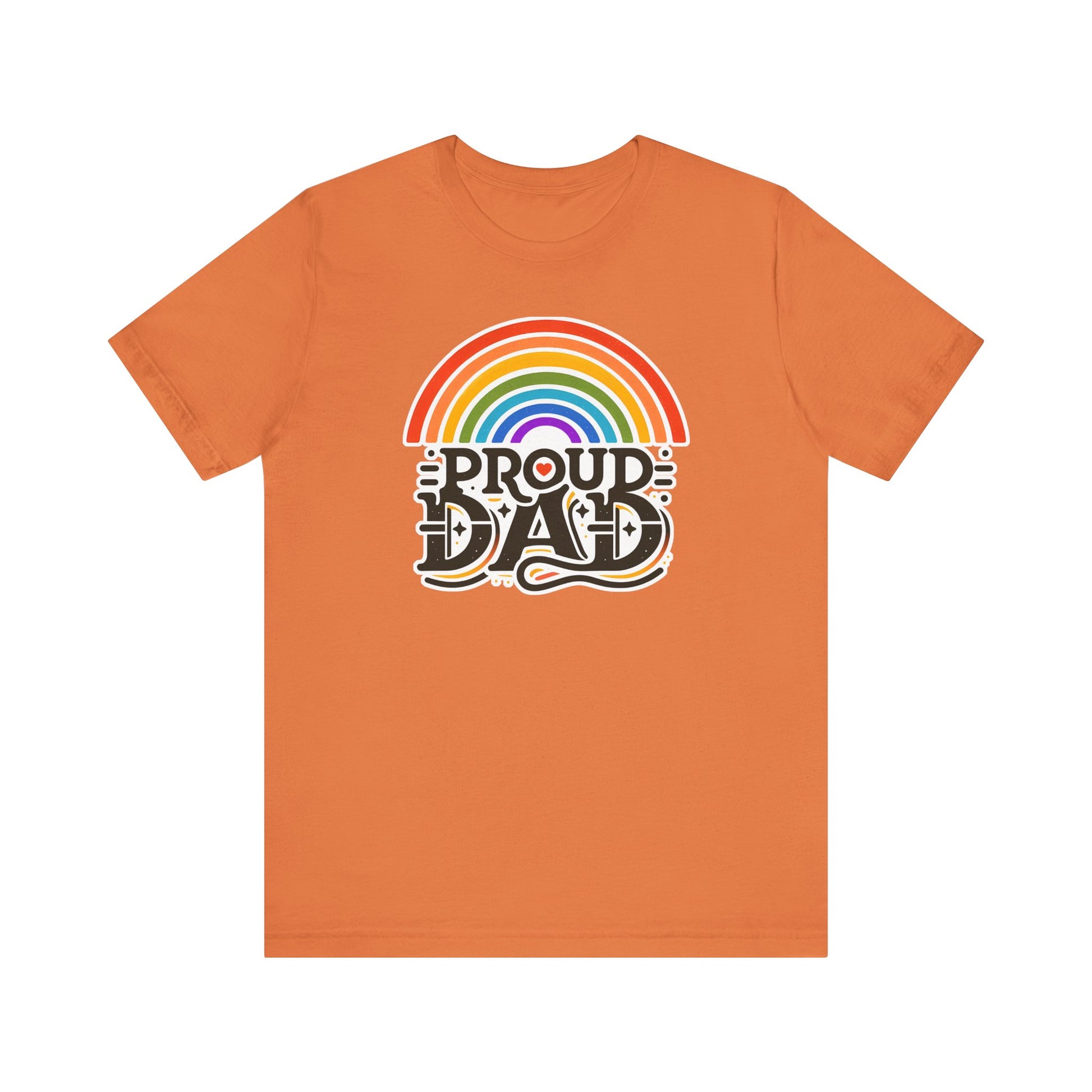 Proud Dad Unisex Tee - LGBTQ+ Ally Pride